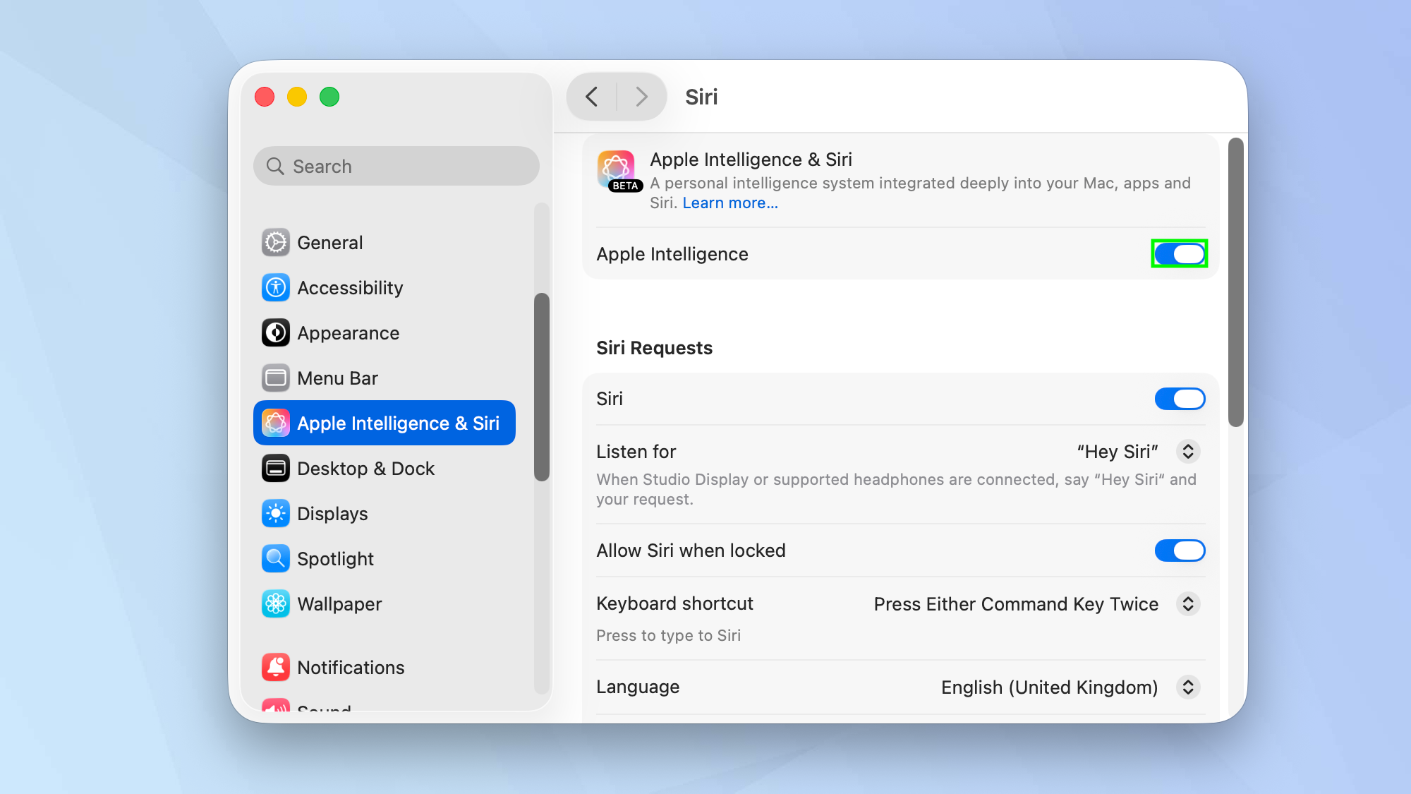 כיצד לכבות את Apple Intelligence ב-Mac