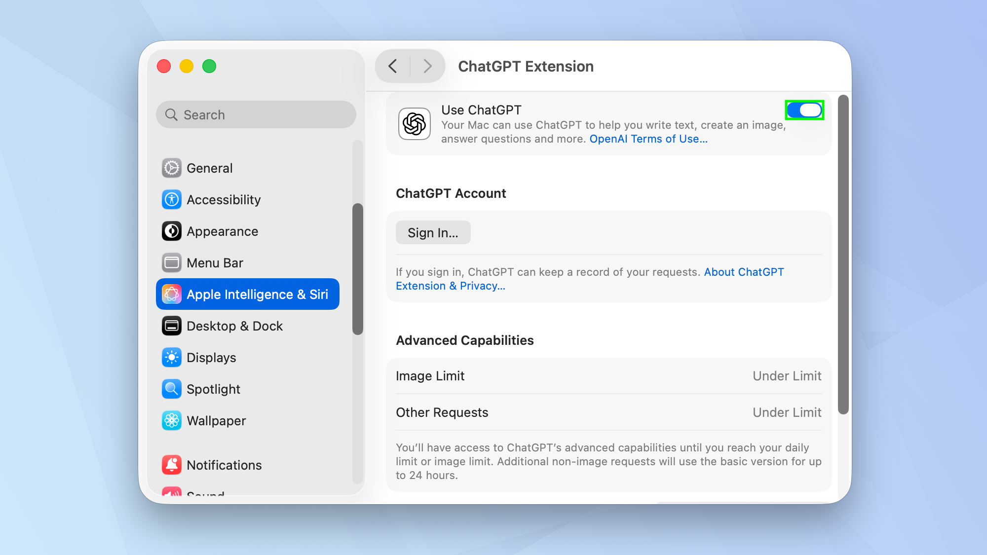 כיצד לכבות את Apple Intelligence ב-Mac