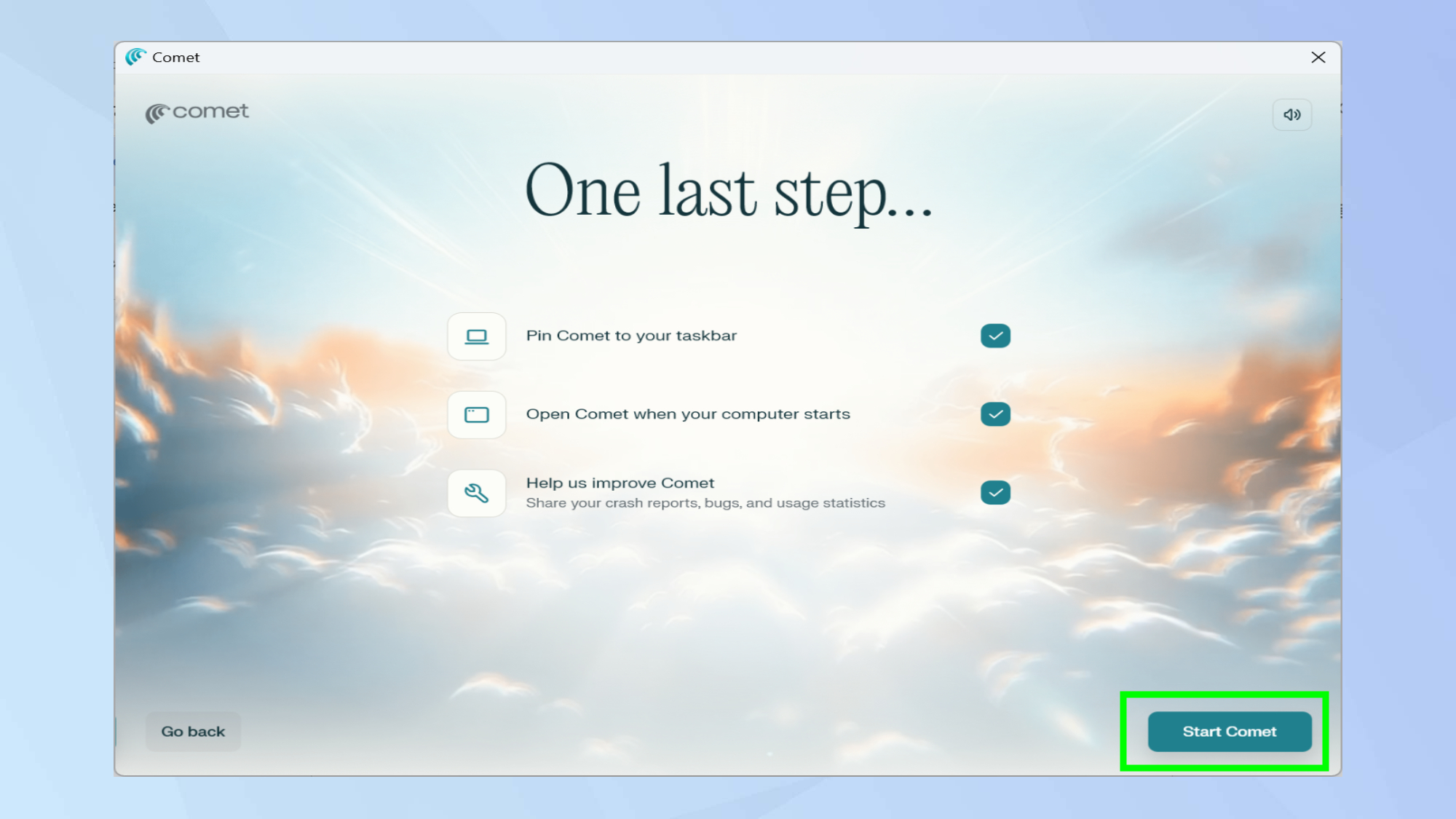 התחל את שביט