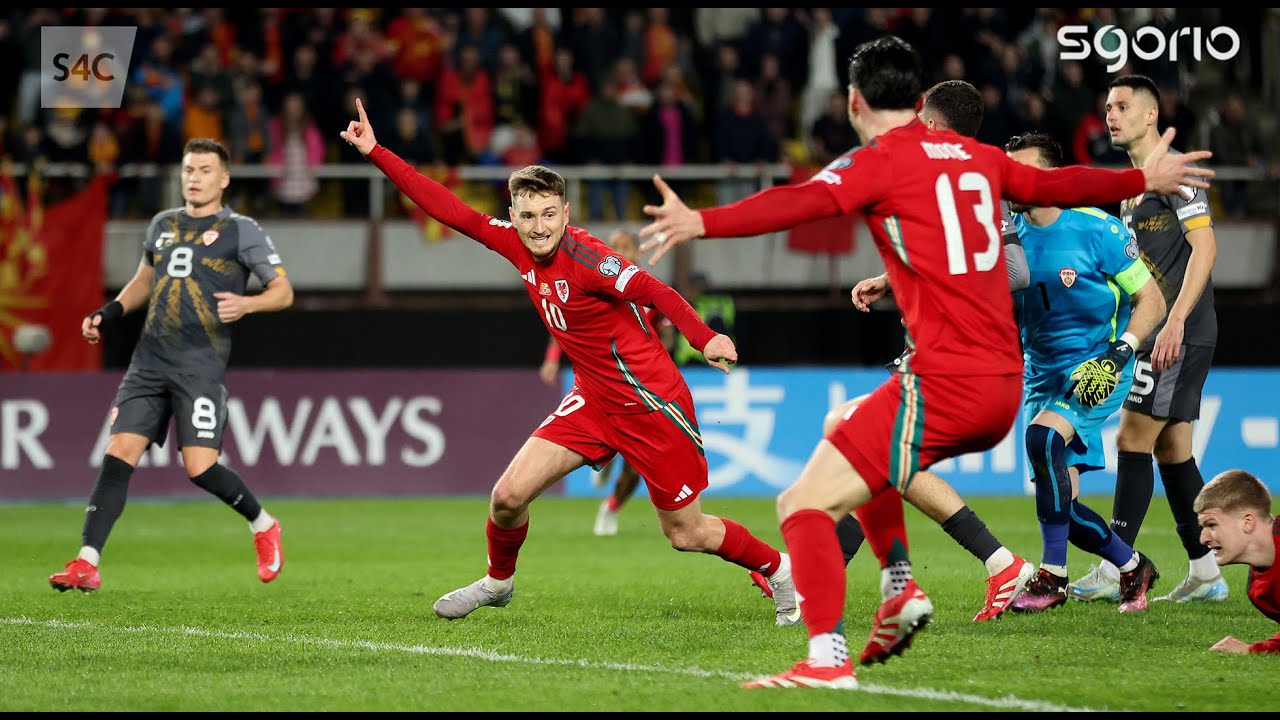 דיוויד ברוקס זכה ב-Gymru! | Gogledd Macedonia 1-1 Cymru | Rowndiau Rhagbrofol Cwpan y Byd - YouTube