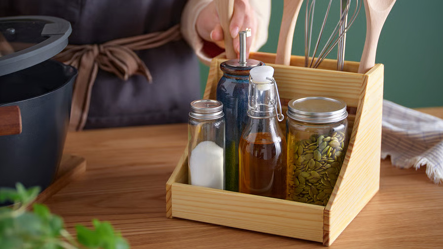 איקאה chokladhaj-מטבח-שיש-ארגונית-עץ