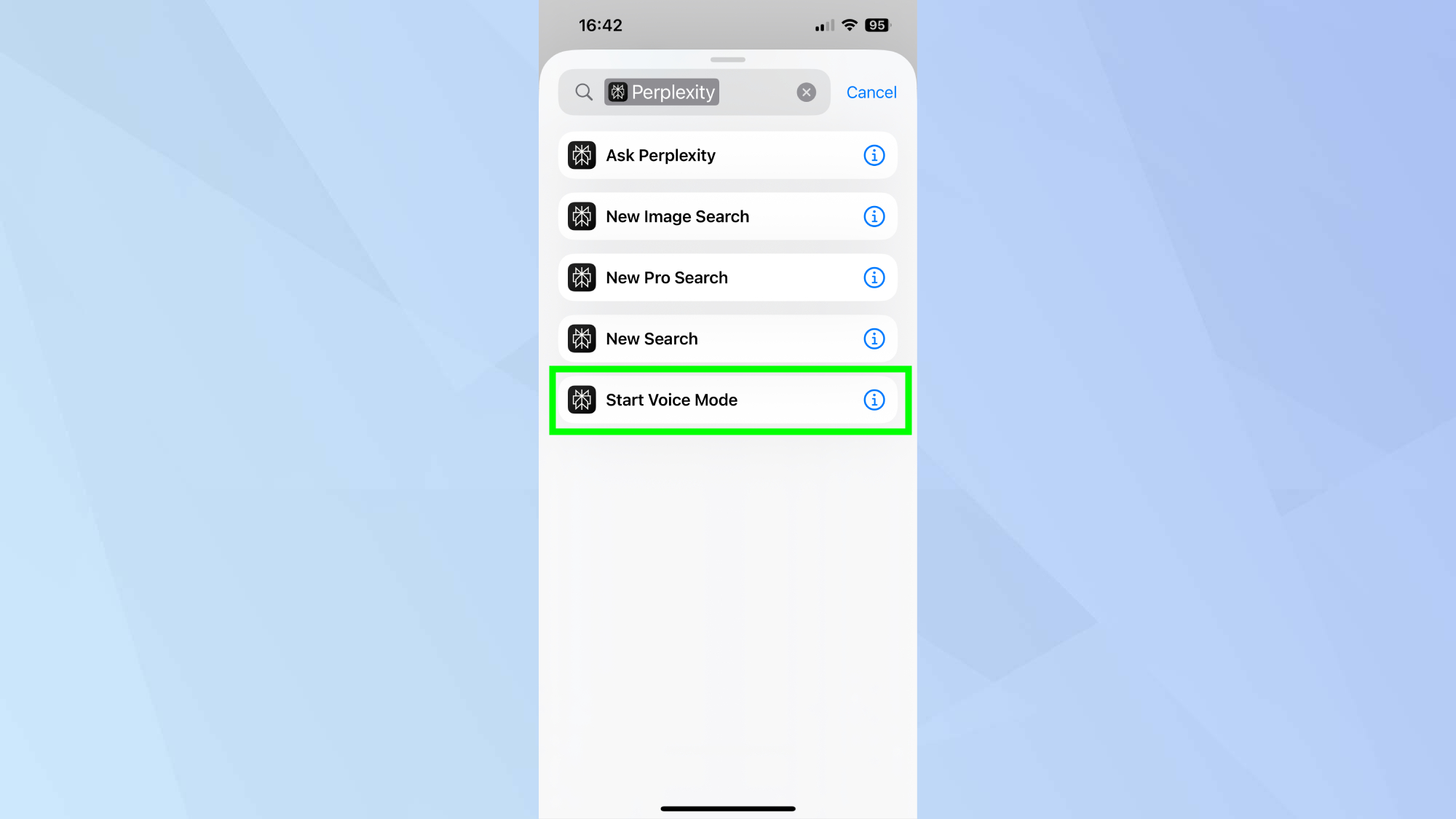 מבולבל להתחיל מצב קול 