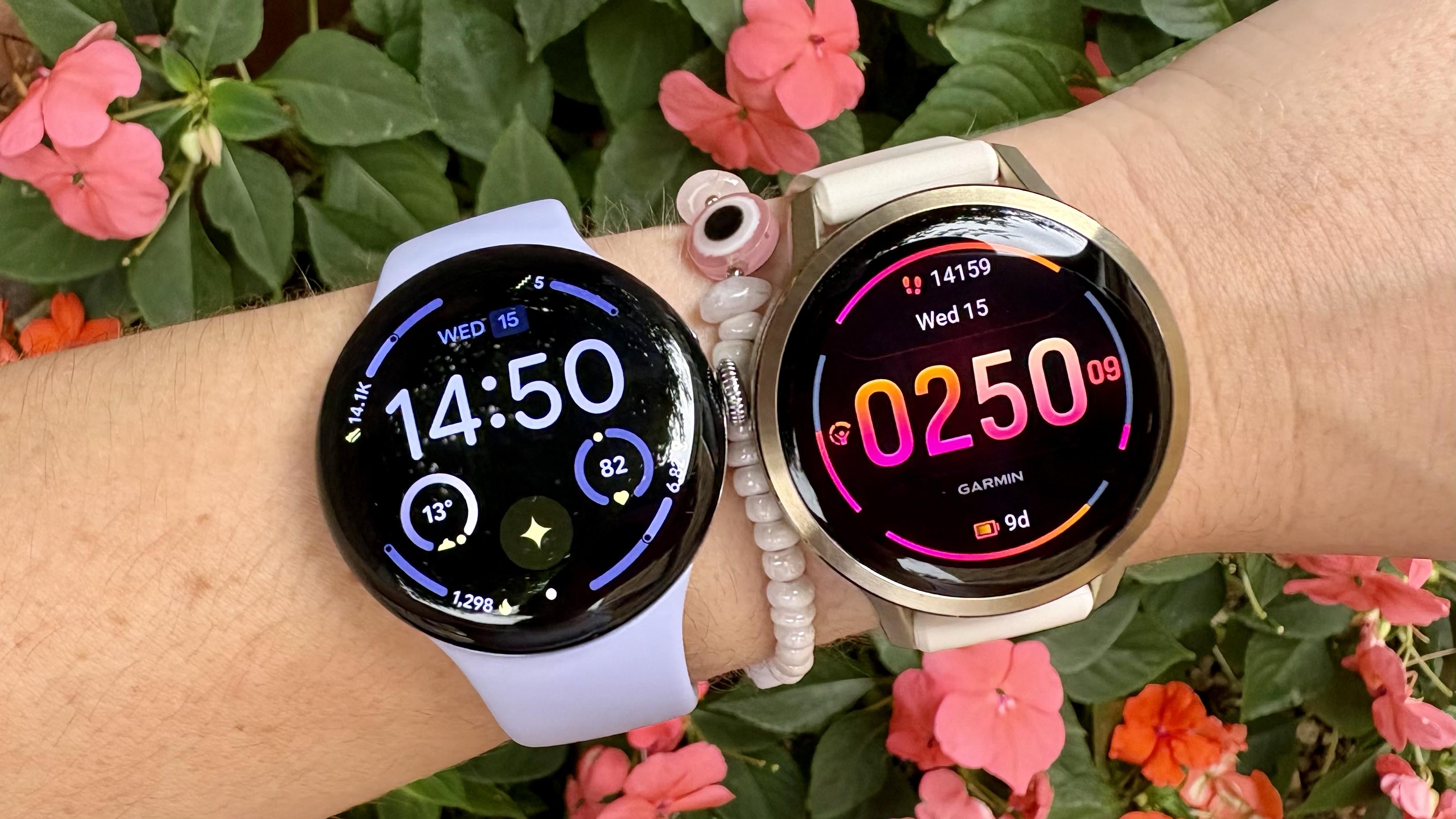 ה-Google Pixel Watch 4 ו-Garmin Venu 4