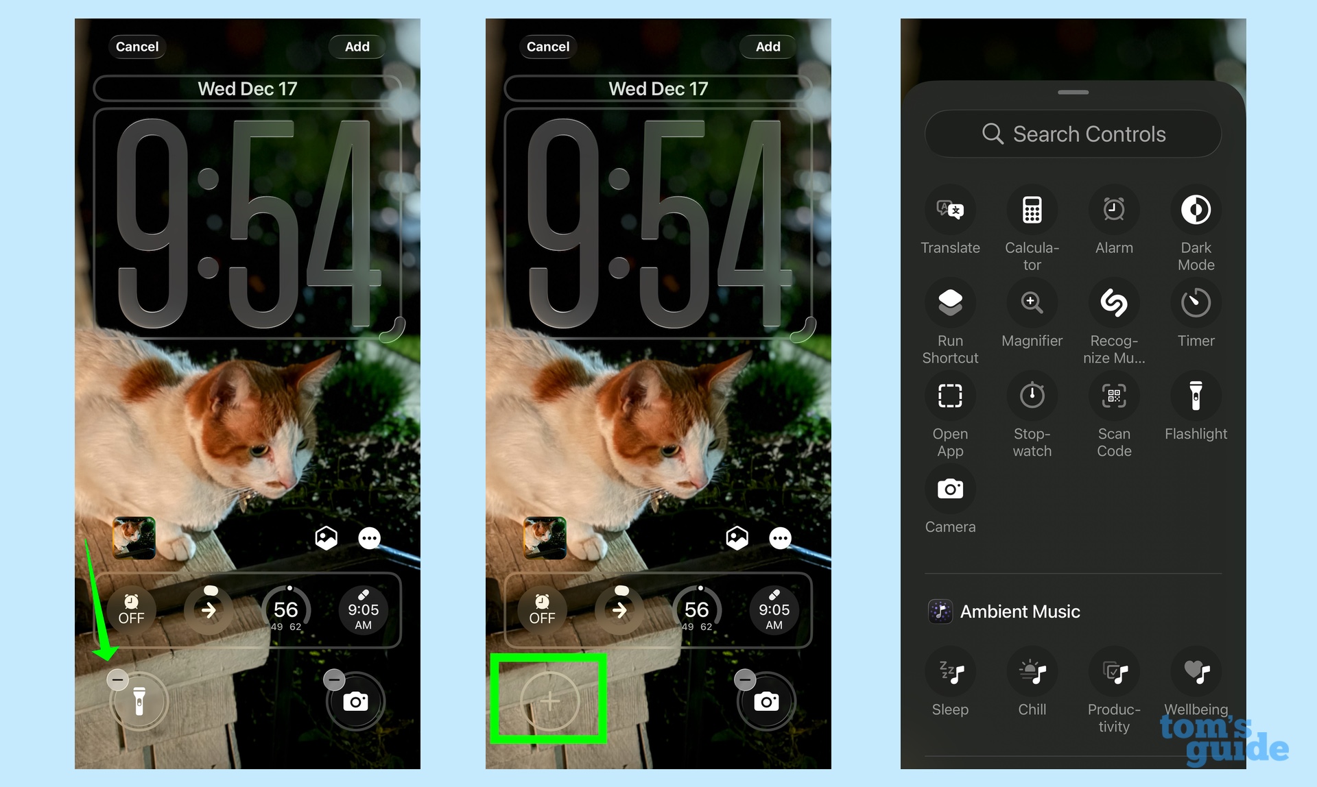 הוסף קיצורי דרך למרכז הבקרה למסך הנעילה של iOS 26.2 שלך