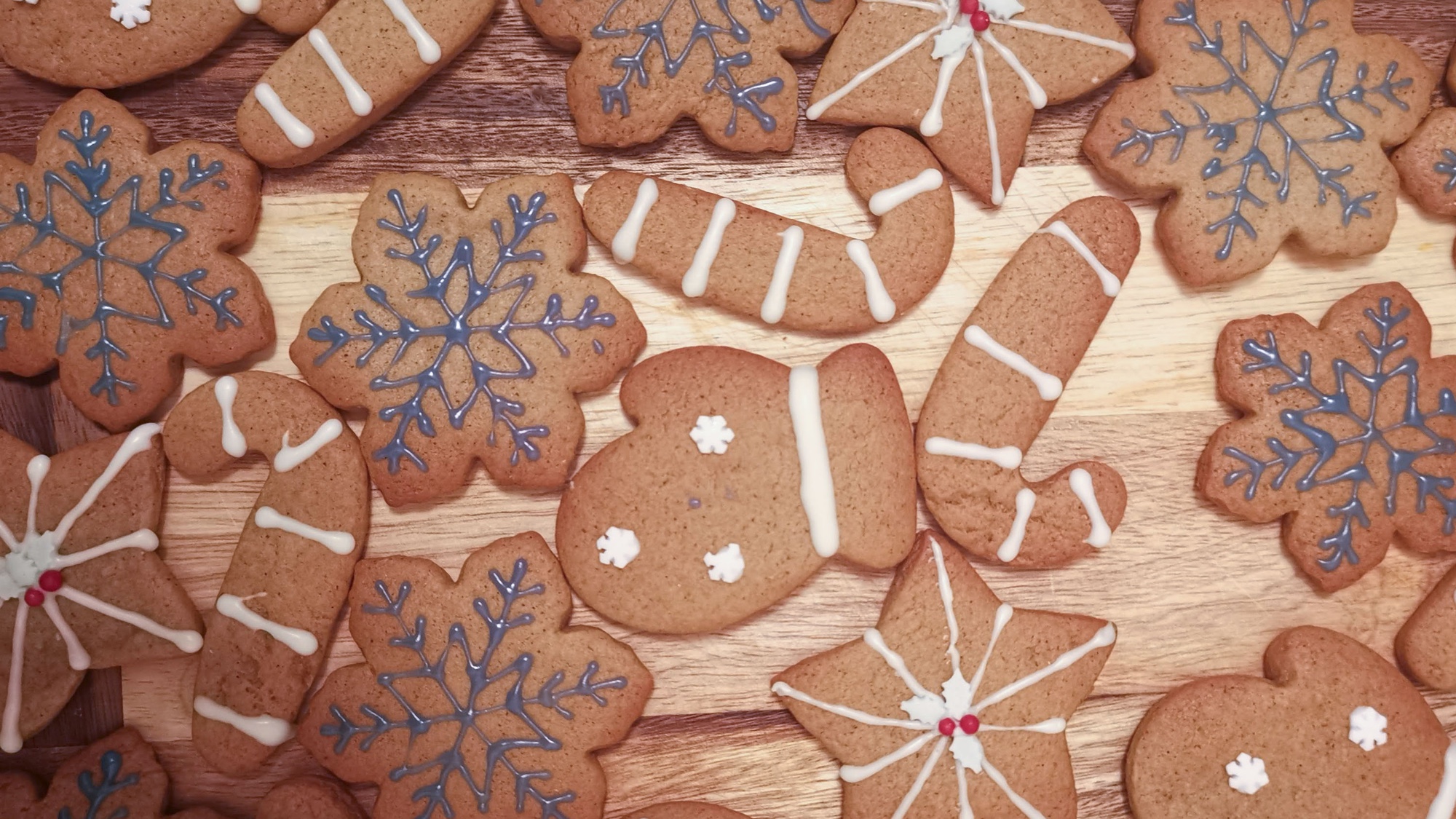 עוגיות שצולמו מלמעלה