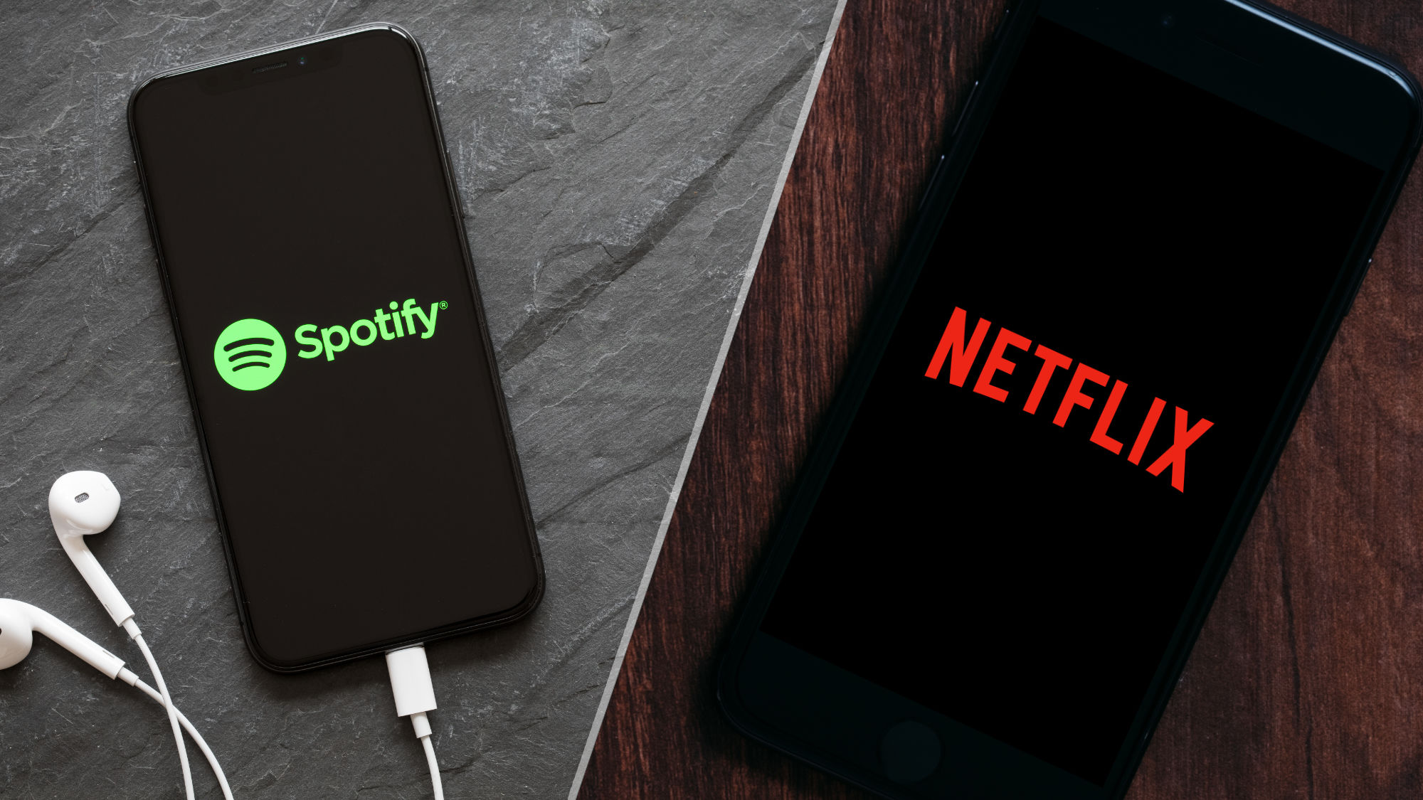 Spotify בטלפון; נטפליקס בטלפון