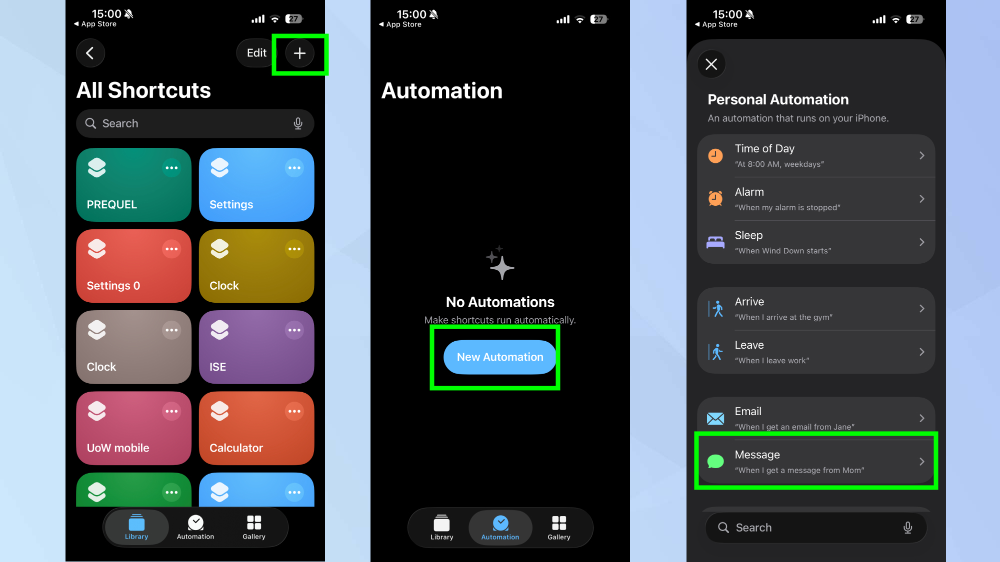 שלבי קיצור בטלפון איבדו באייפון הודגשו 