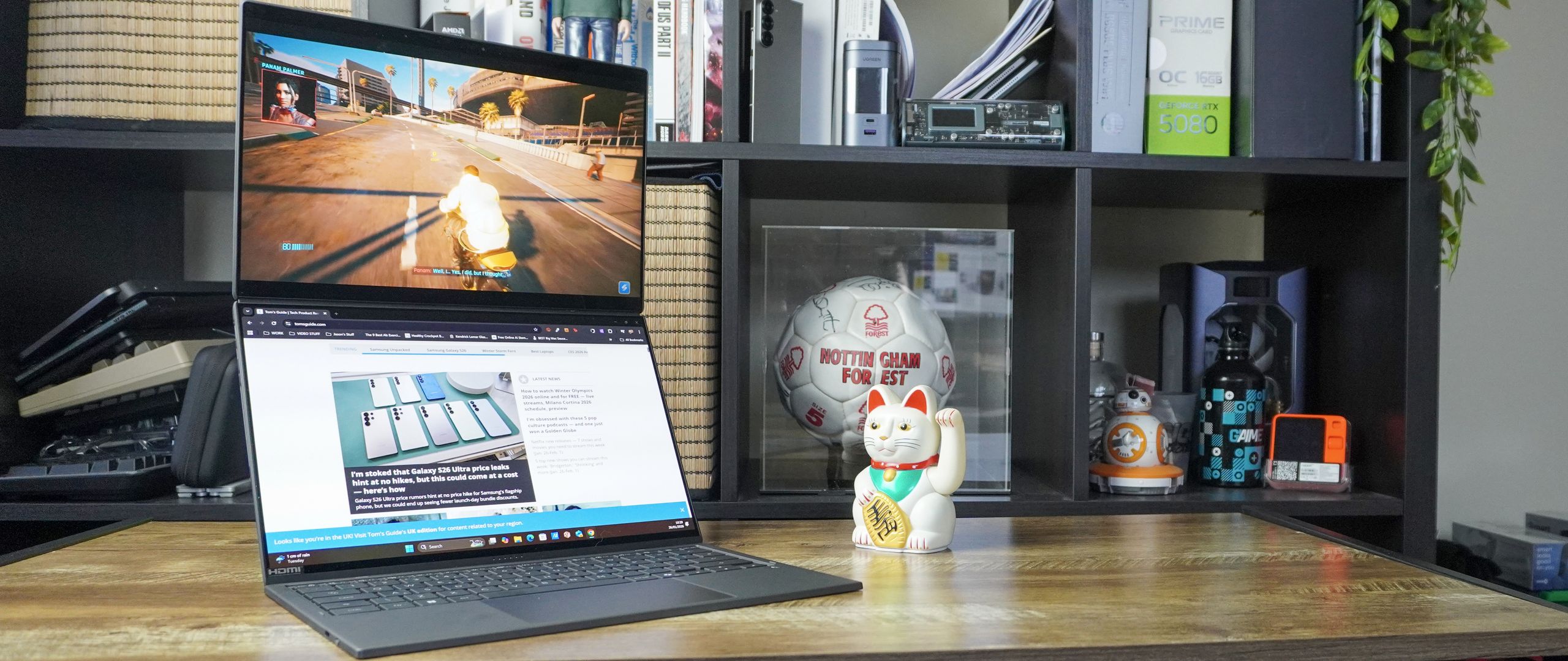 נהיגה יומיומית ב-Asus Zenbook Duo עם Intel Core Ultra X9 הרסה לי את המחשבים הניידים הרגילים - 3 דברים שאני אוהב בו (ואחד לא) מאת ג'ייסון אנגליה פורסם ב-26 בינואר 26 זה אהבה בין Asus לאינטל להפוך את המחשבים הניידים עם המסך הכפול למיינסטרים.