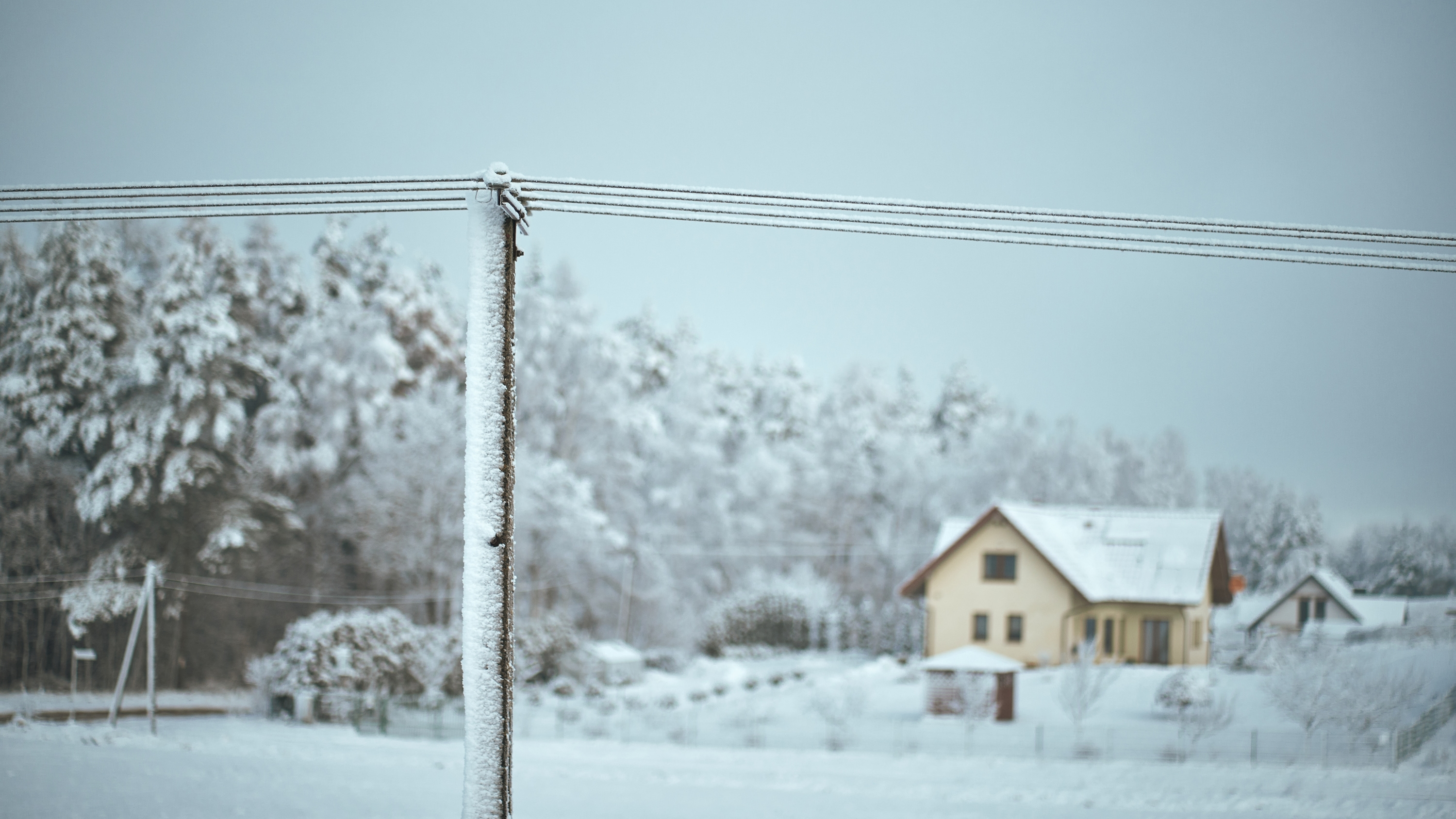 הפסקת חשמל במהלך סופת שלגים