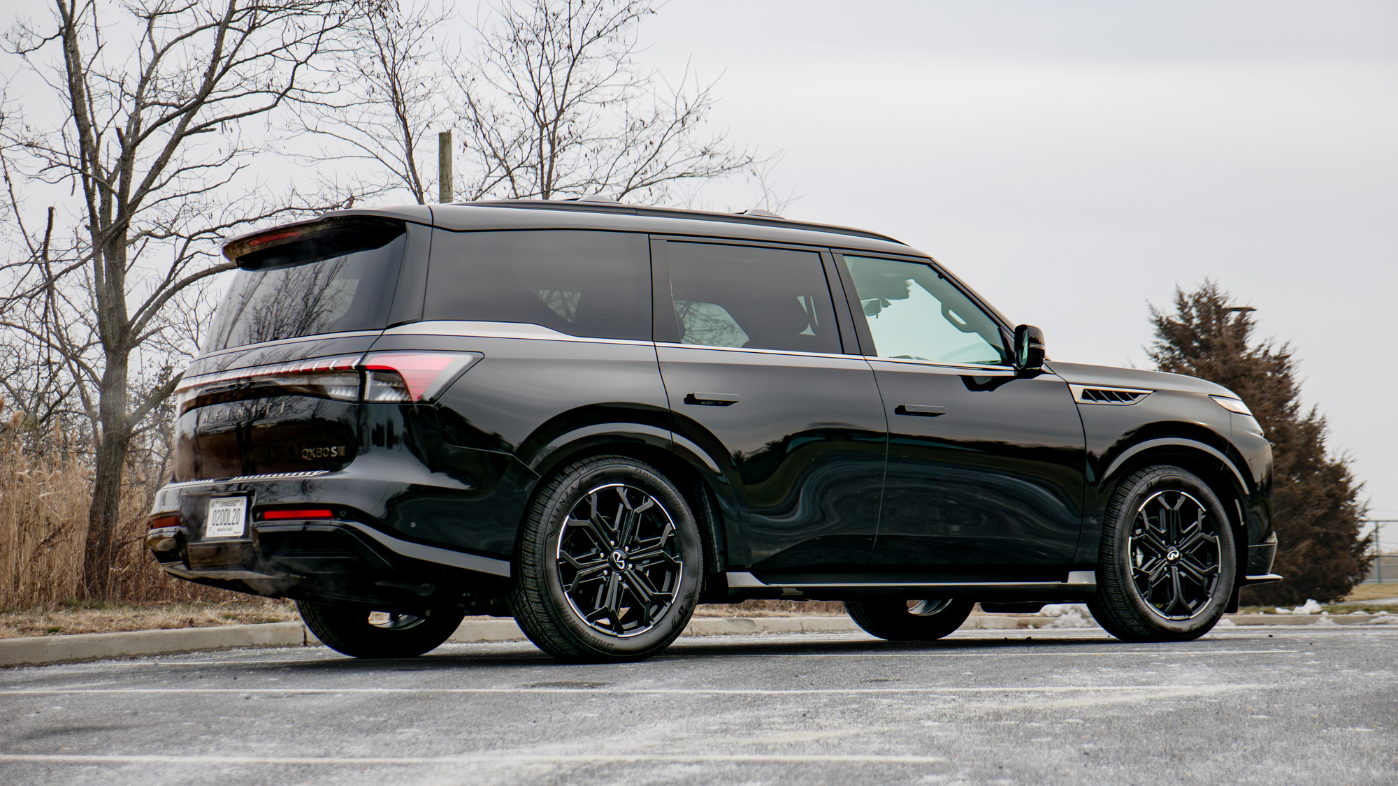 נסיעת מבחן 2026 Infiniti QX80.