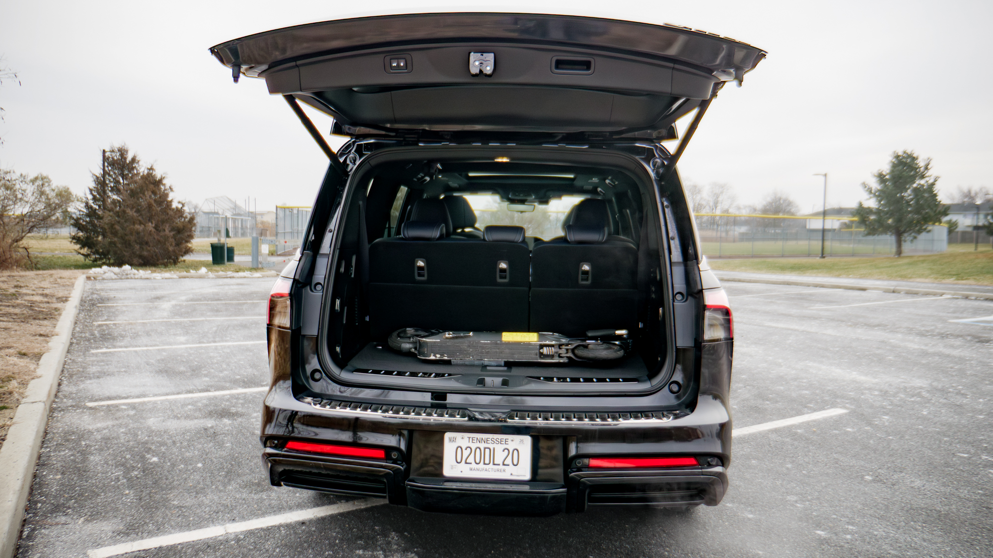 נסיעת מבחן 2026 Infiniti QX80.