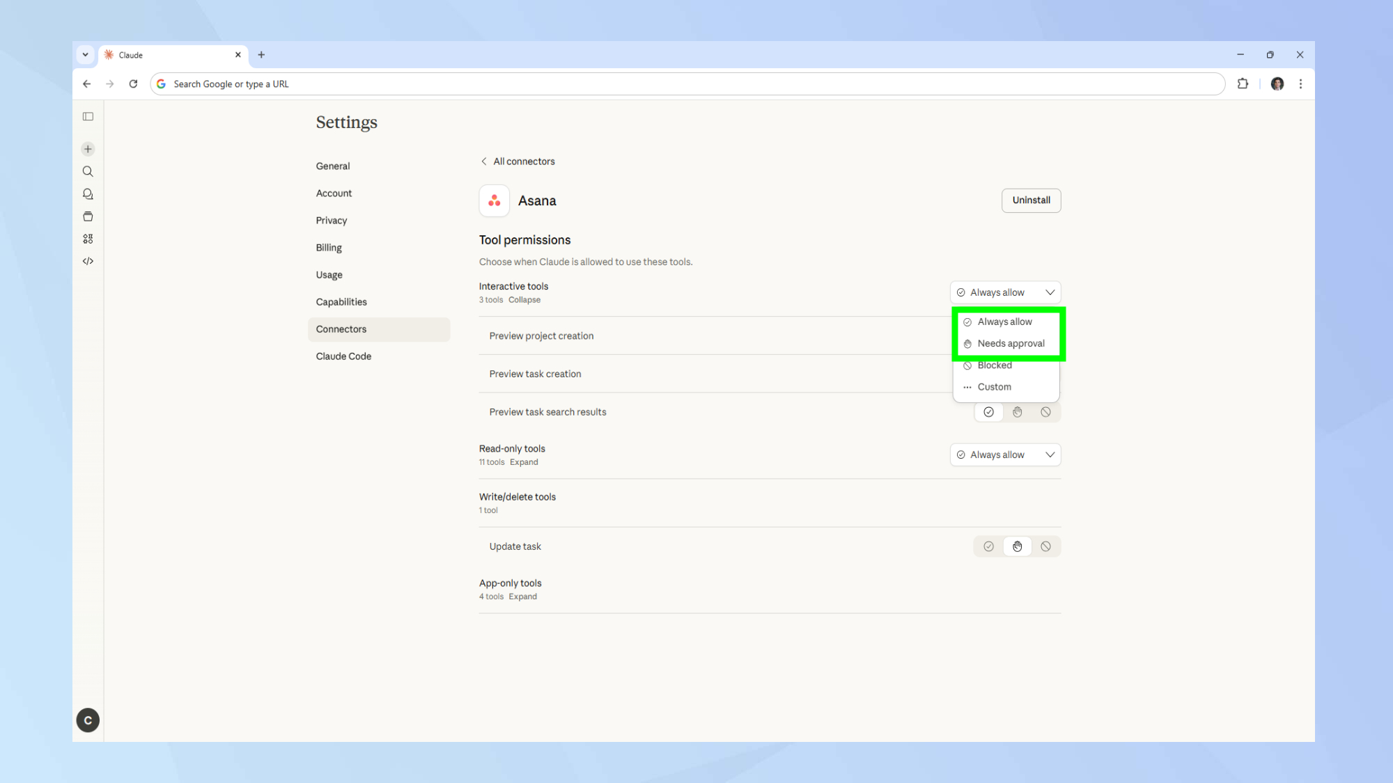אישור אישור קלוד