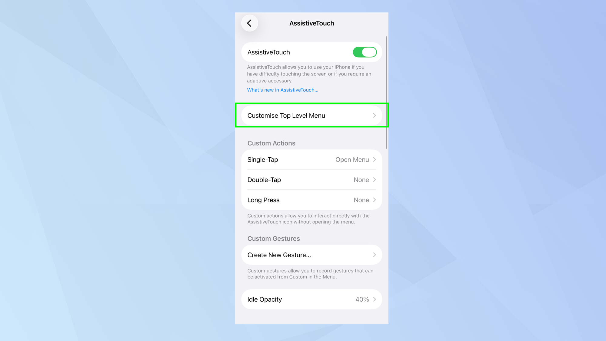 כיצד להשתמש בכפתור הבית הסודי על המסך באייפון