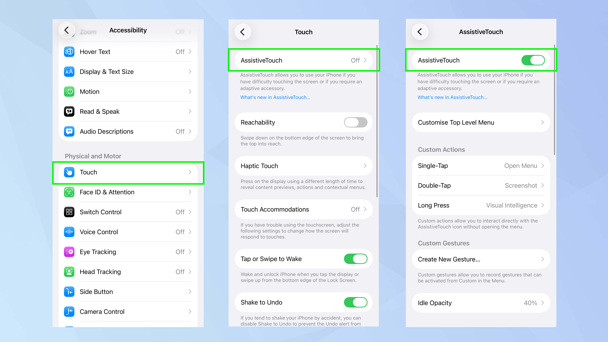 כיצד להשתמש בכפתור הבית הסודי על המסך באייפון