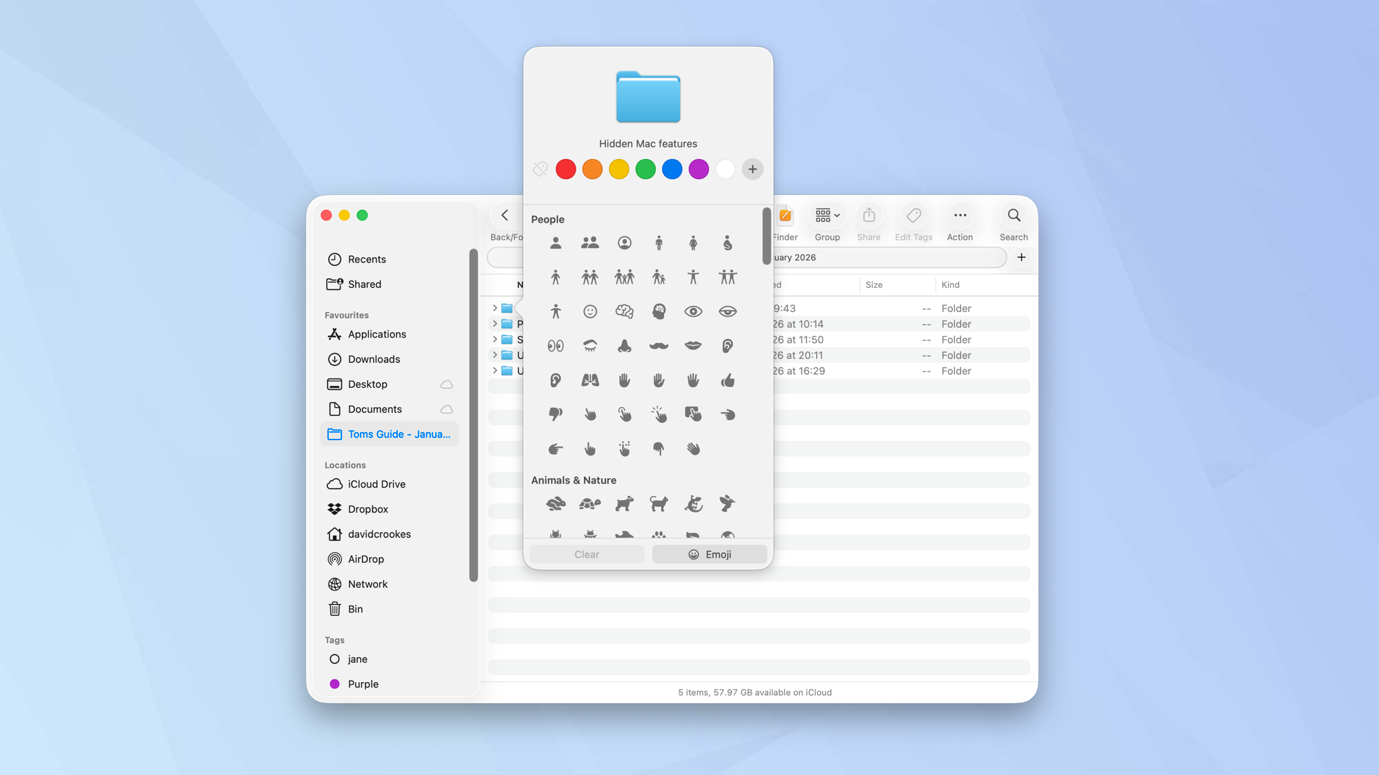 5 תכונות קבצים ותיקיות של Mac שאפל קברה