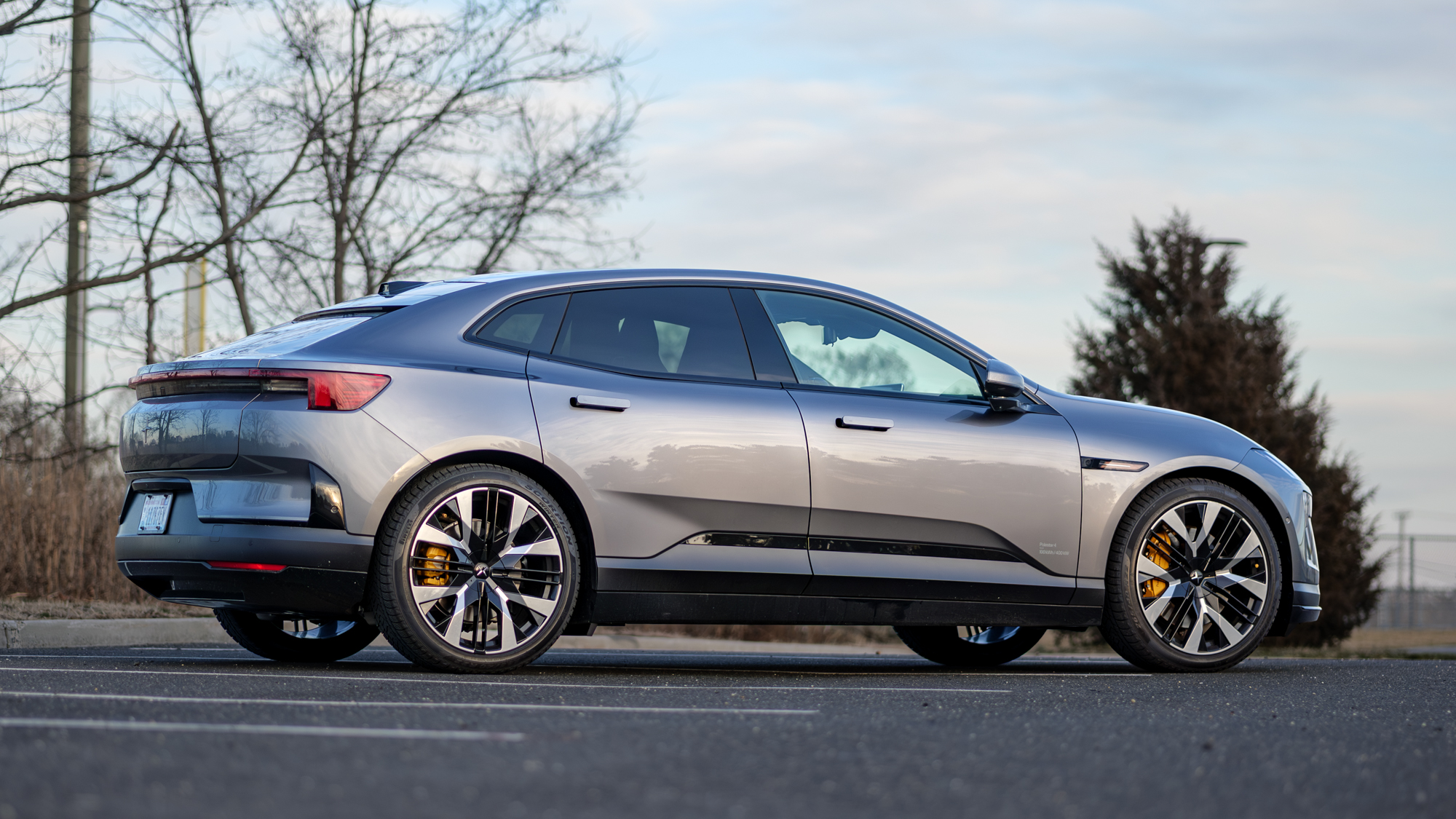 נסיעת מבחן של Polestar 4 2026.