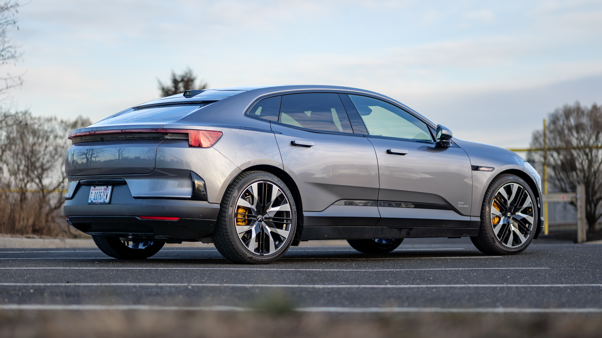 נסיעת מבחן של Polestar 4 2026.