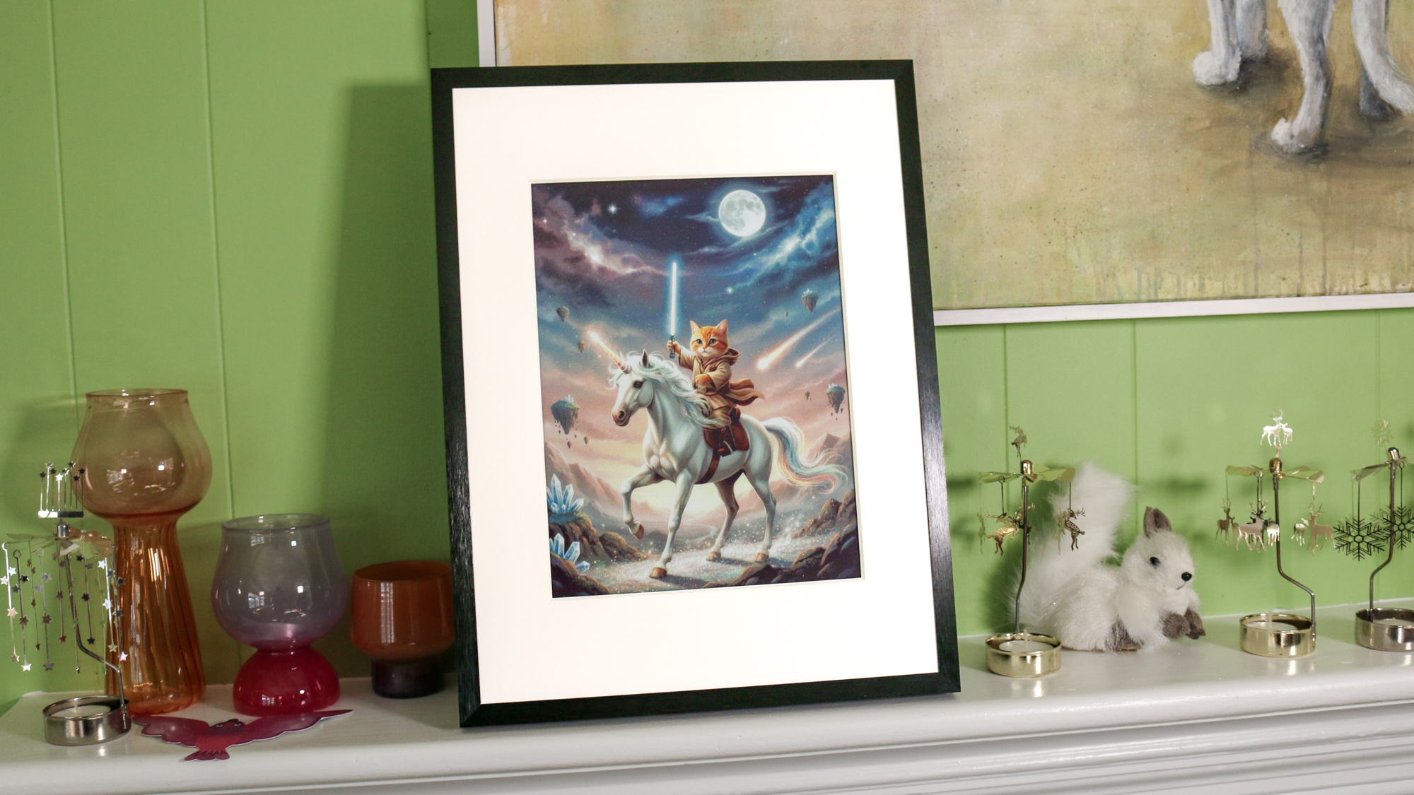 מסגרת תמונה של Switchbot על גבי מעטפת