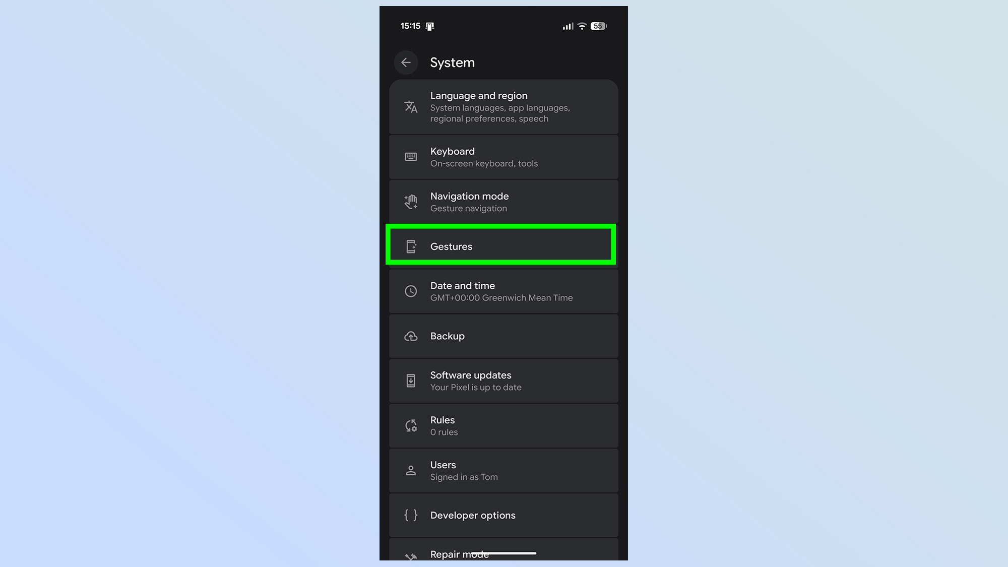 כיצד להגדיר את אנדרואיד לפתיחת מצלמה עם תנועת הקשה כפולה