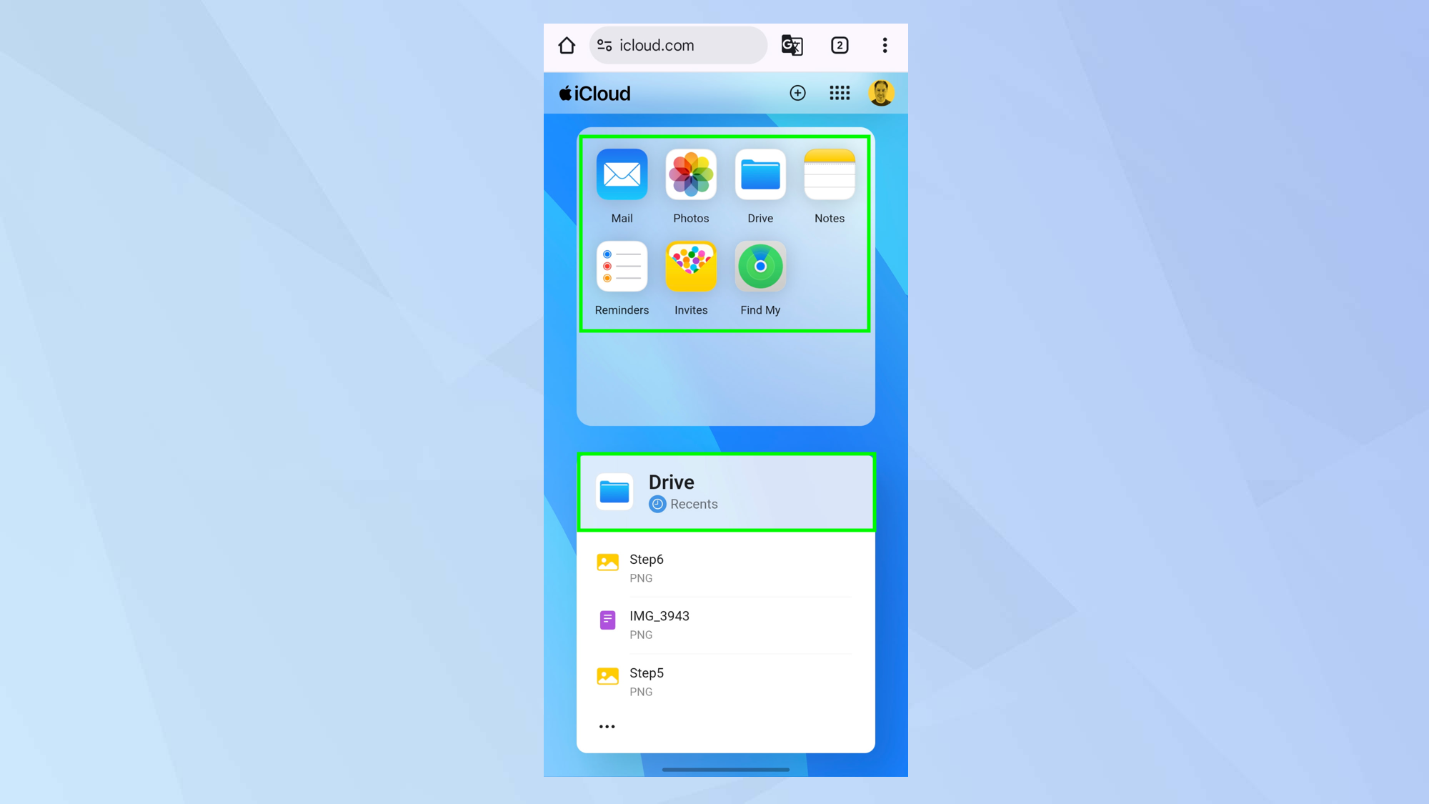 כיצד לגשת לשירותי iCloud במכשירי אנדרואיד