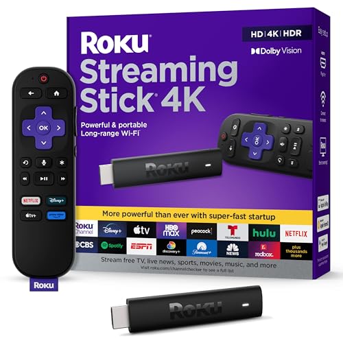 Roku Streaming Stick 4K - HDR...