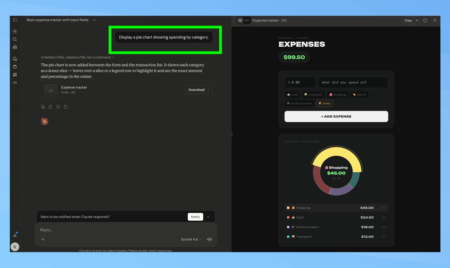 הודעת קידוד אווירה מורחבת בקלוד