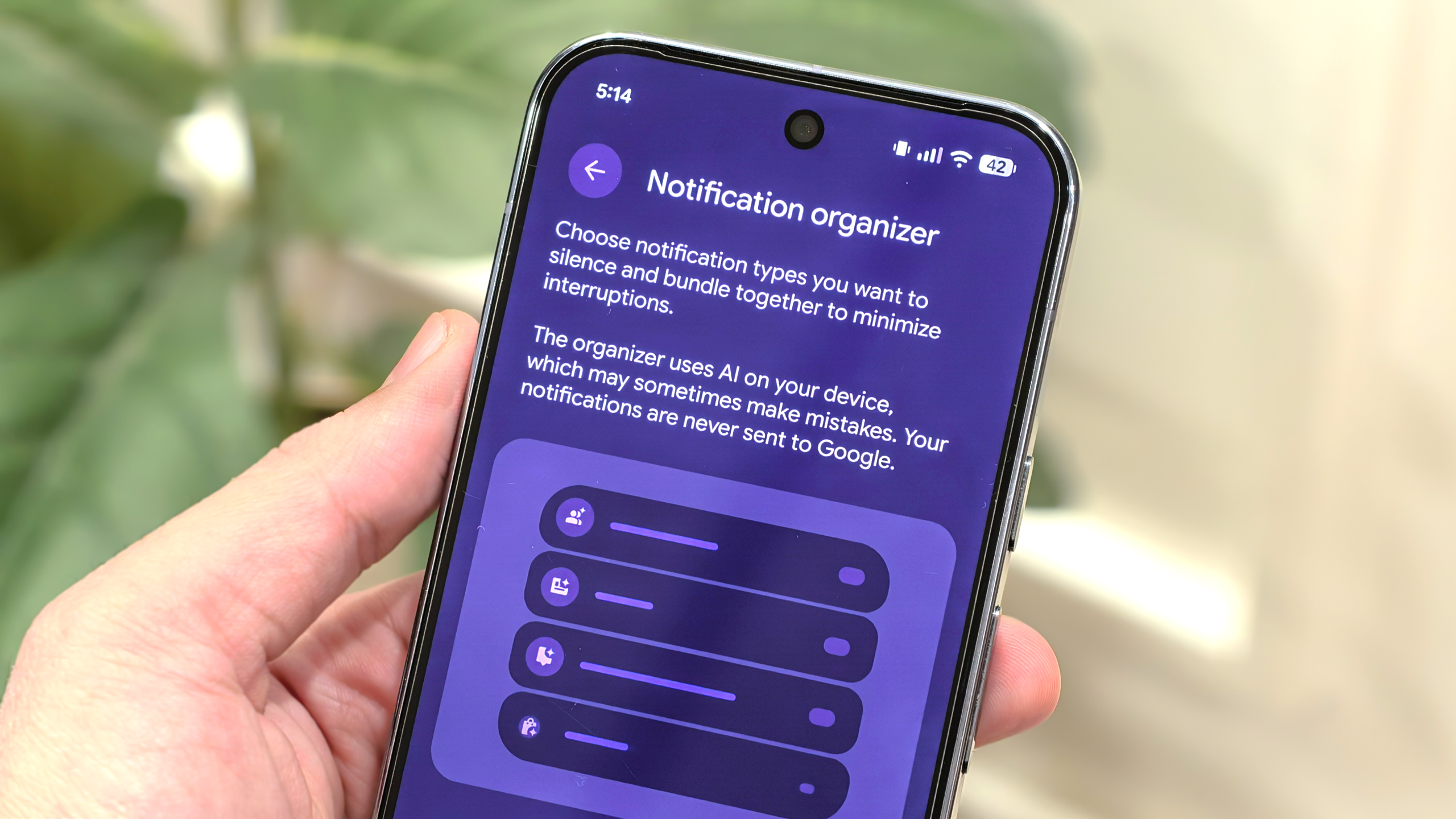 סיכומי התראות של Pixel AI