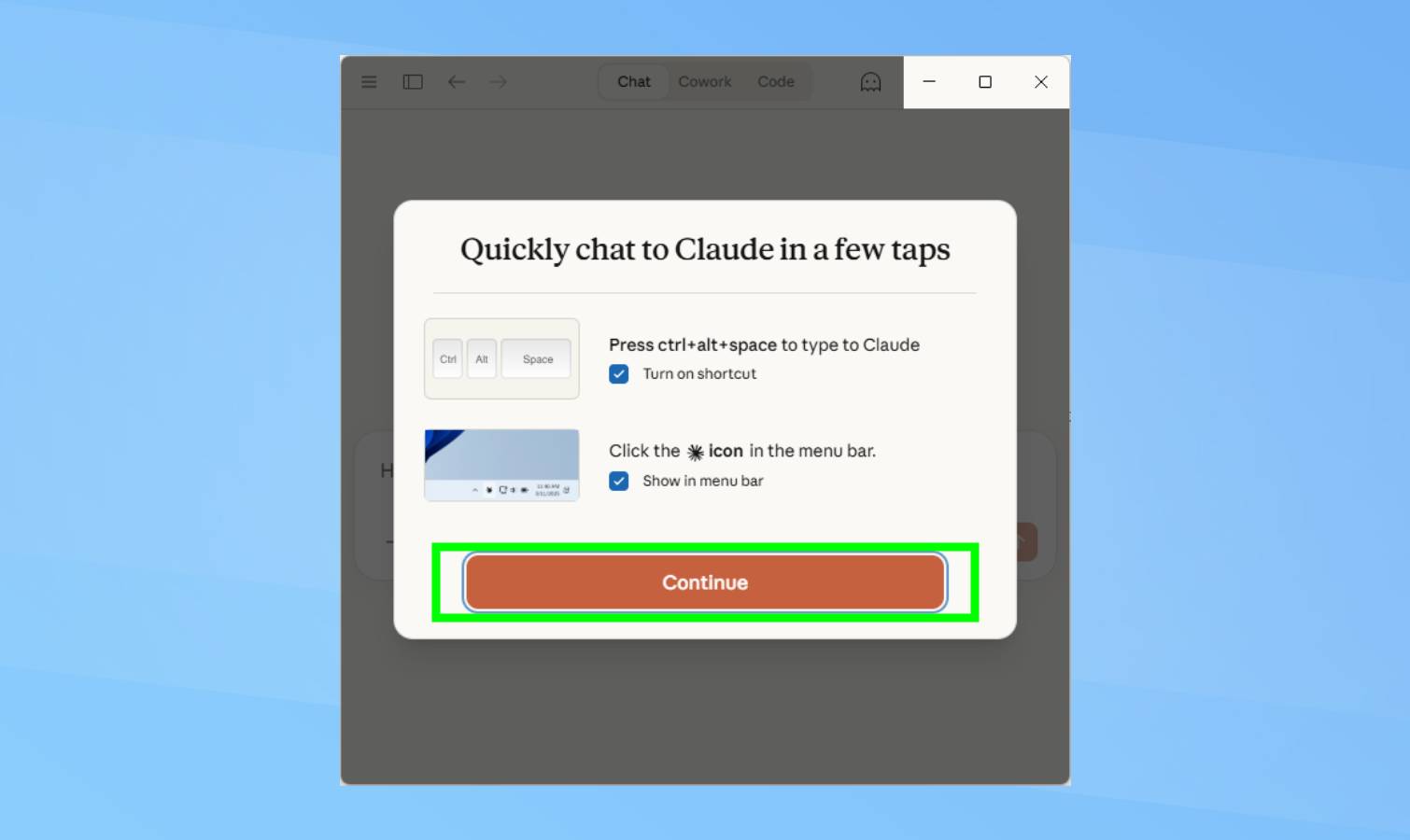 המשך מודגש בקלוד