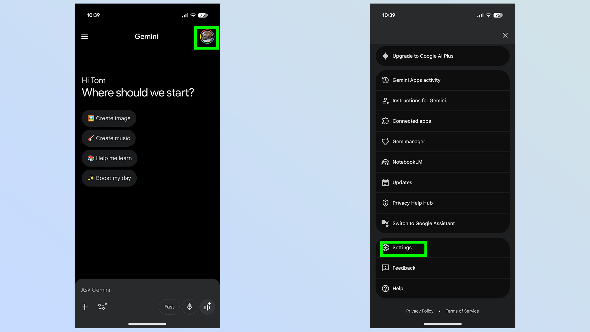 הגדרת אוטומציה של מסך תאומים