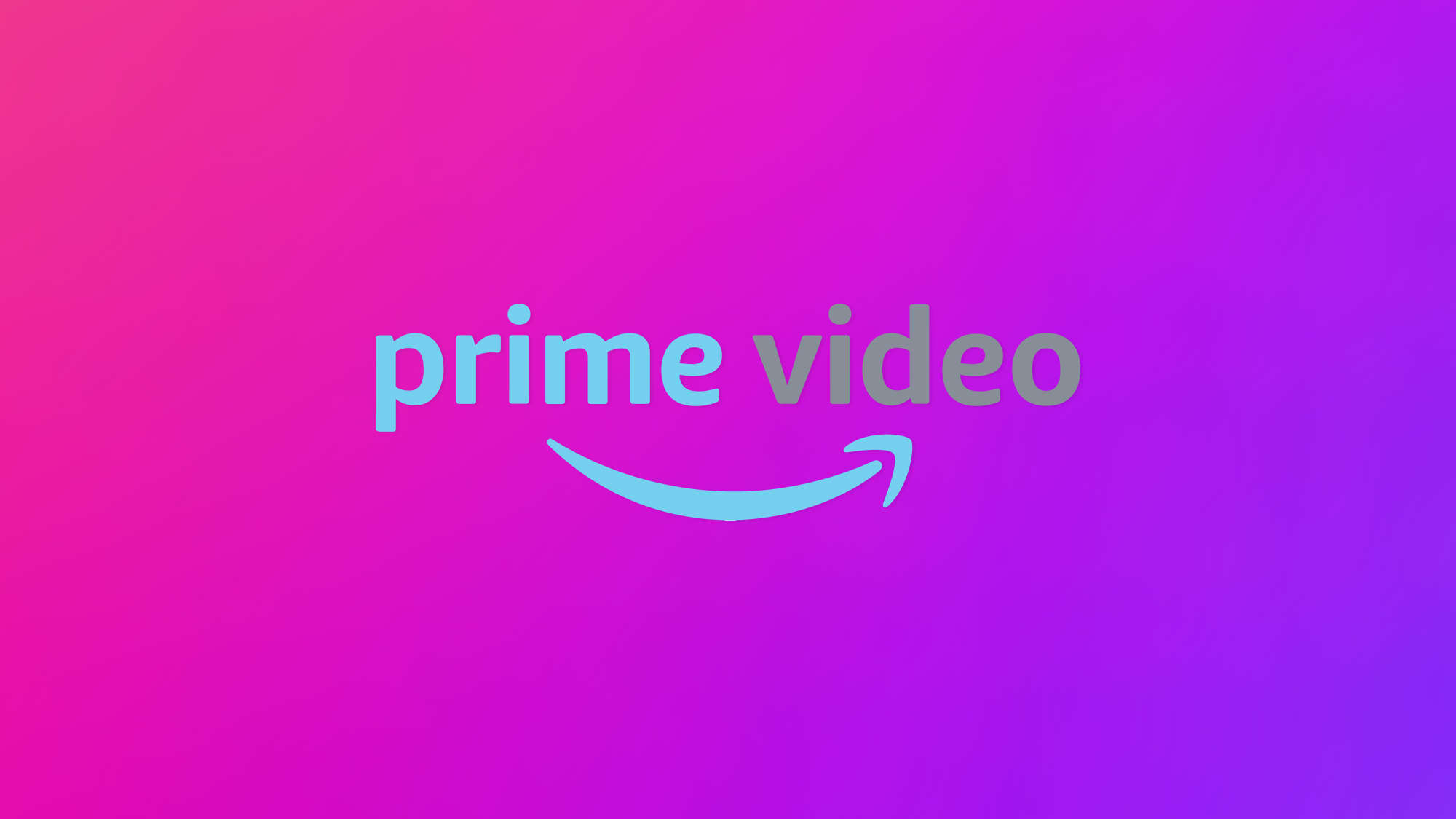 לוגו Prime Video על רקע סגול ורוד
