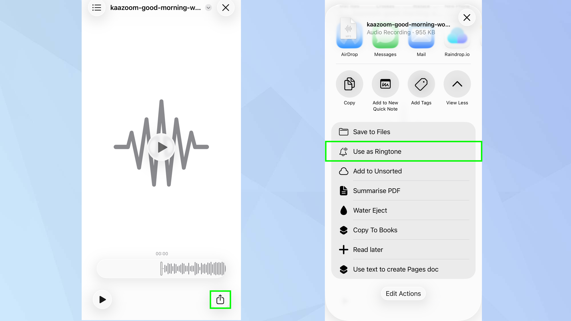 יש דרך נסתרת ליצור רינגטון מותאם אישית ב-iOS