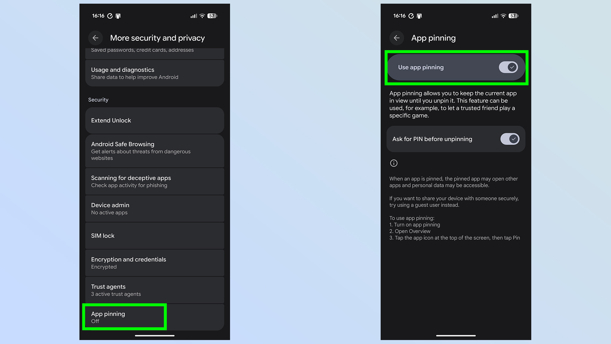 כיצד להצמיד אפליקציות באנדרואיד 