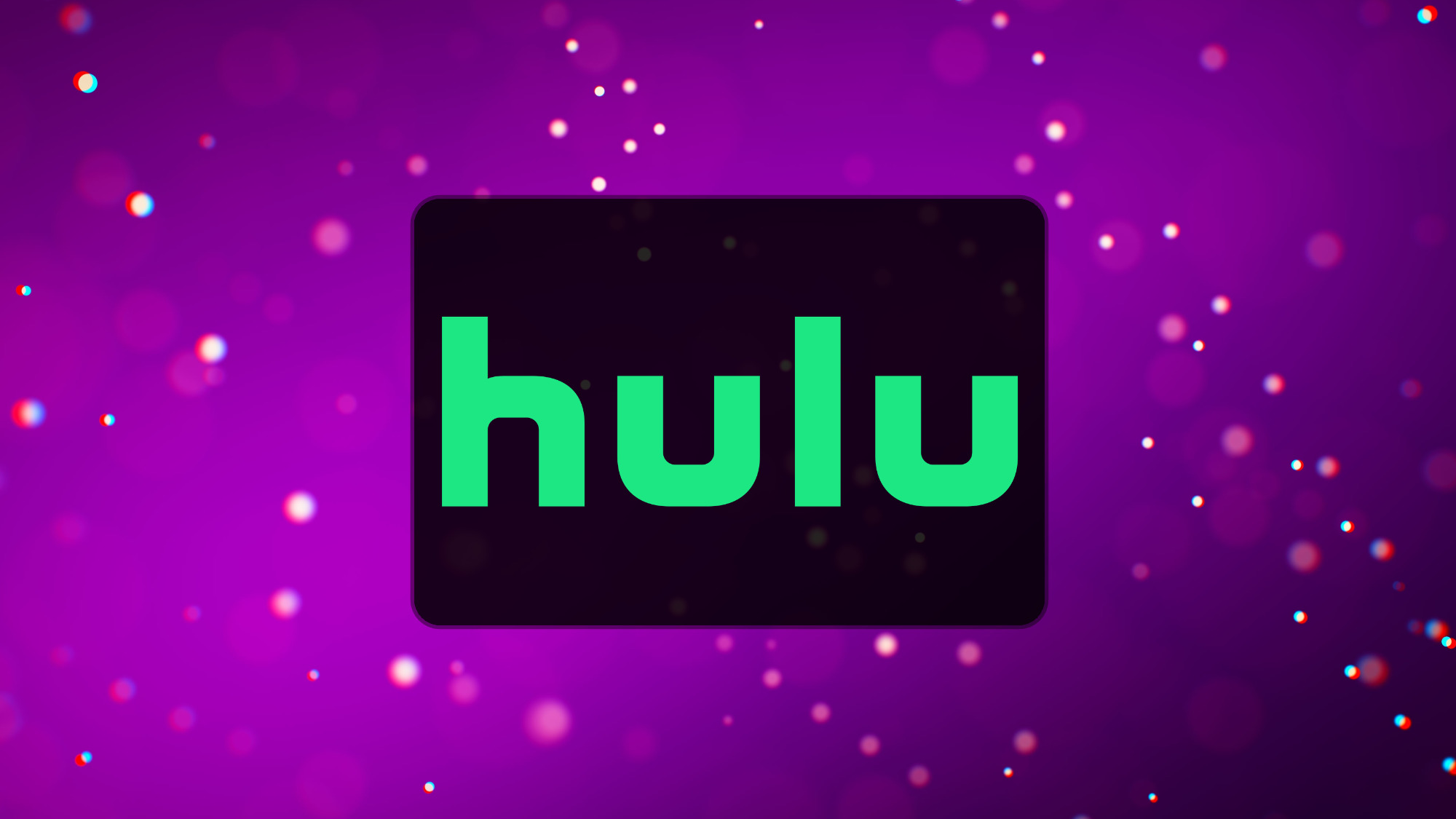 לוגו Hulu על רקע סגול