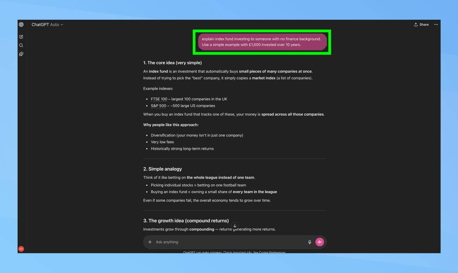 הנחיה מפורטת ב-ChatGPT