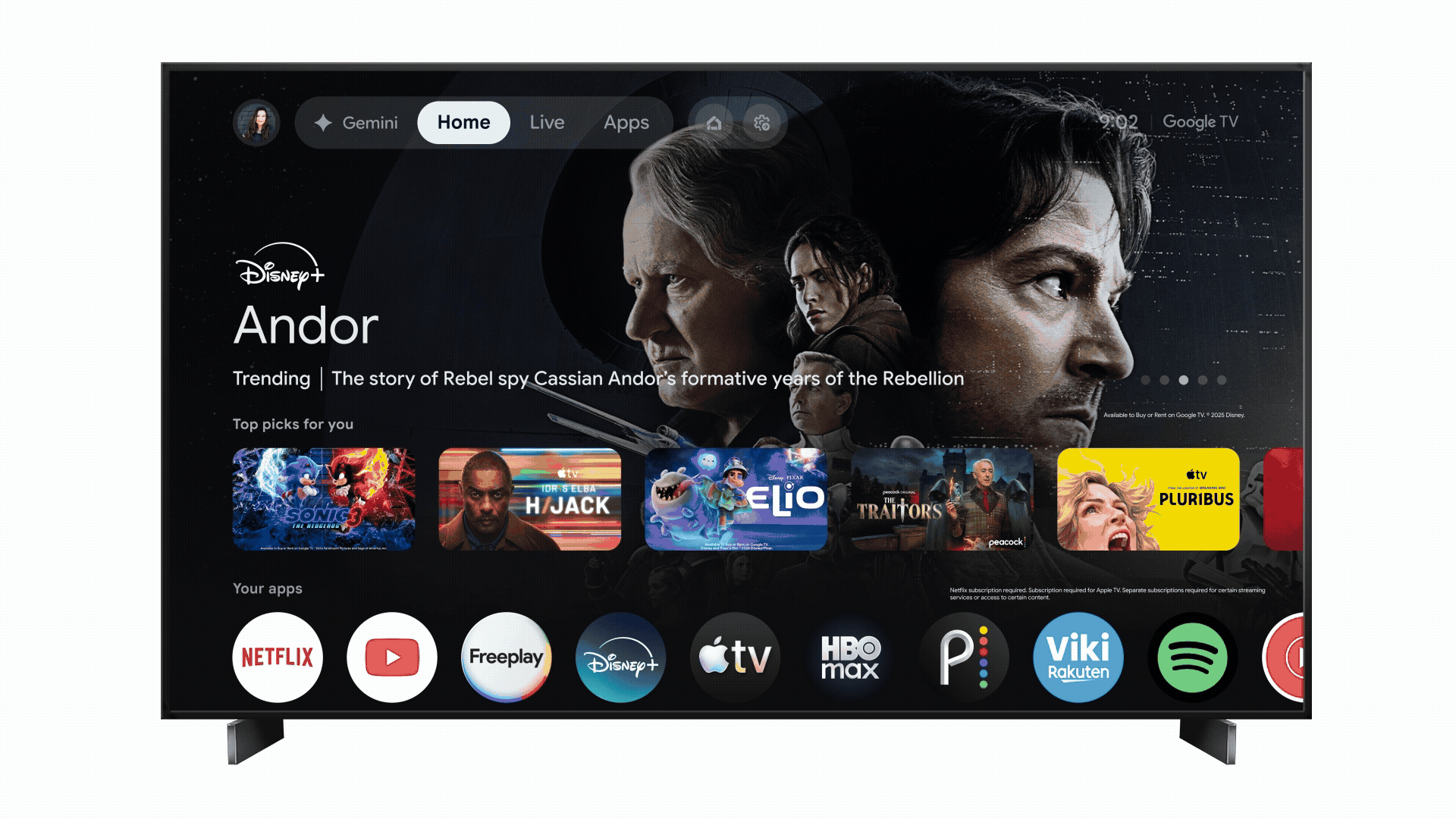 עדכוני Google TV תאומים