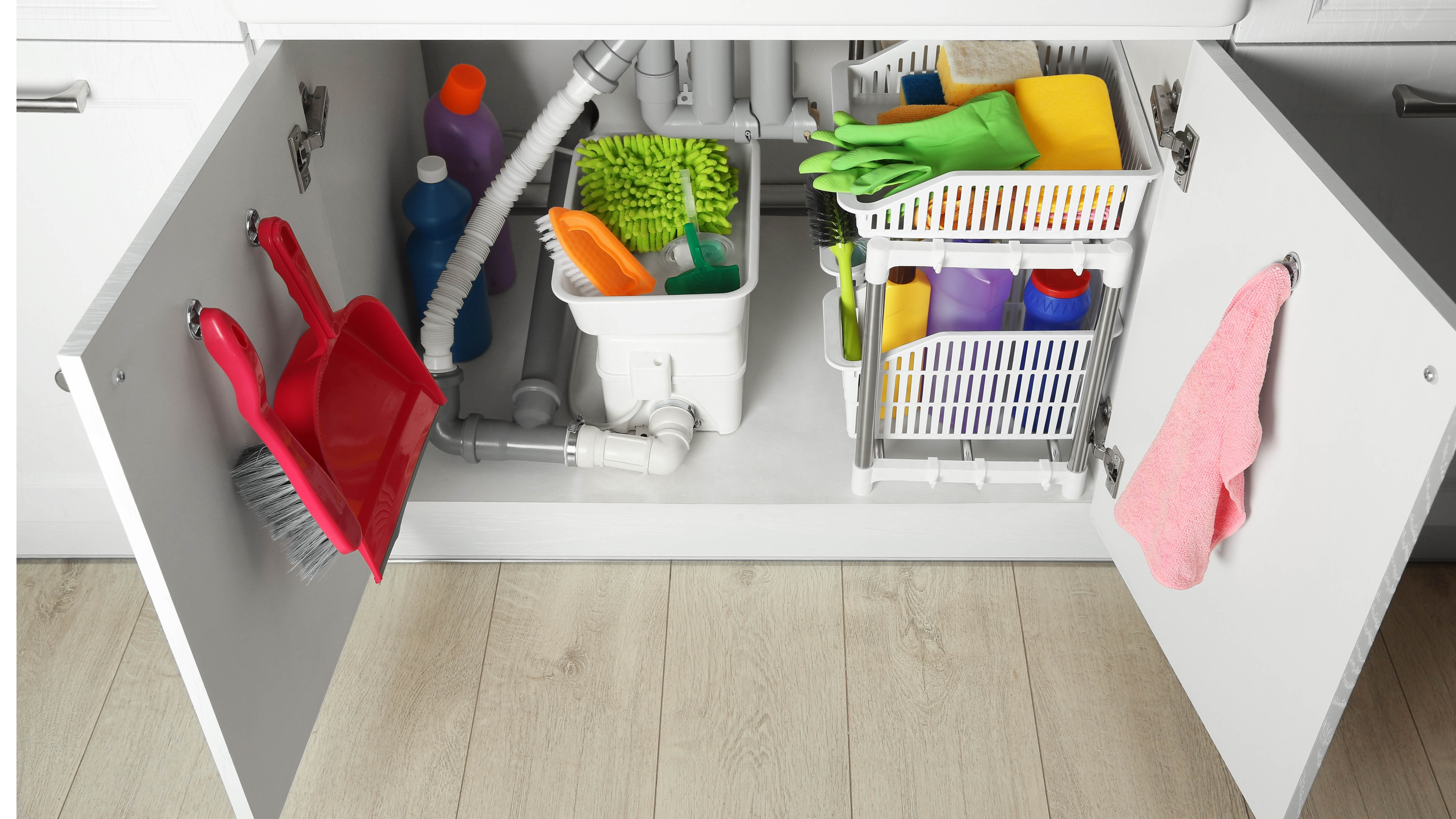 אחסון ארונות מטבח