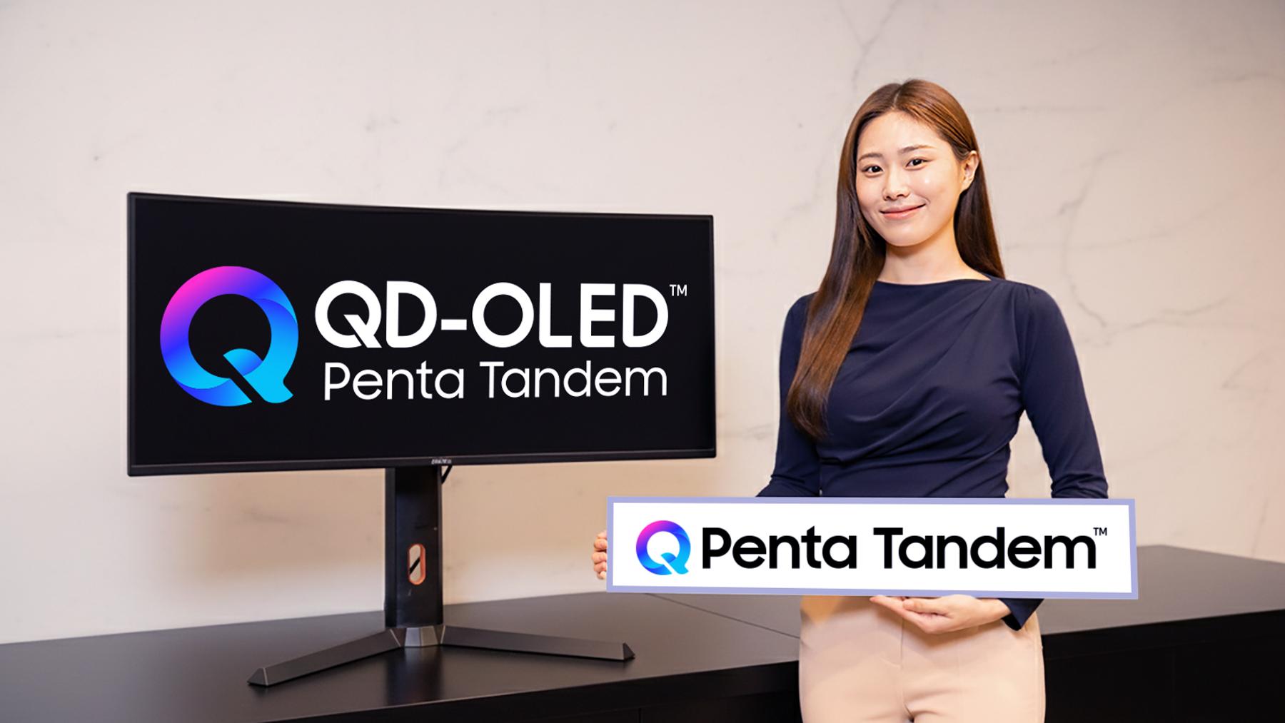 תצוגת Samsung Display QD-OLED Penta Tandem