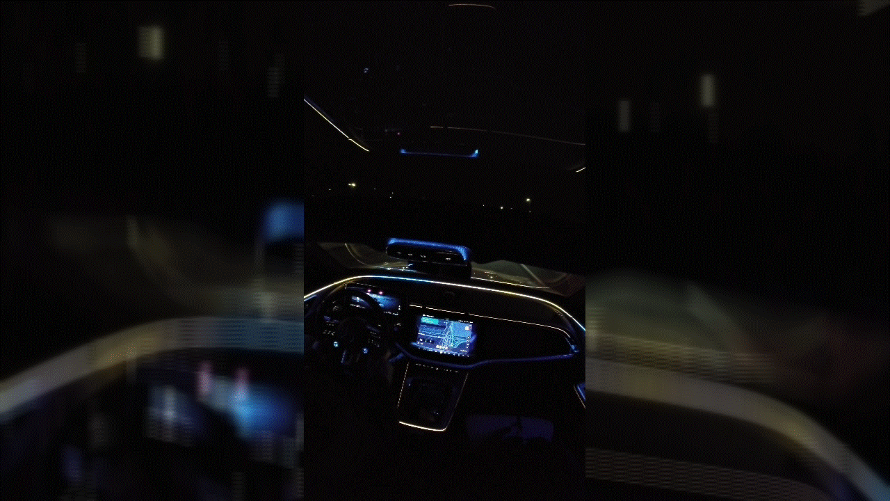 תאורת סביבה מרצדס-AMG E53 Hybrid Wagon 2026.