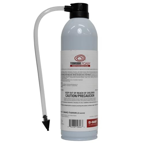 Termidor Foam 20 Oz - קוטל חרקים קוטל טרמיטים עבור טרמיטים, נמלים ועץ משמיד מזיקים וחרקים