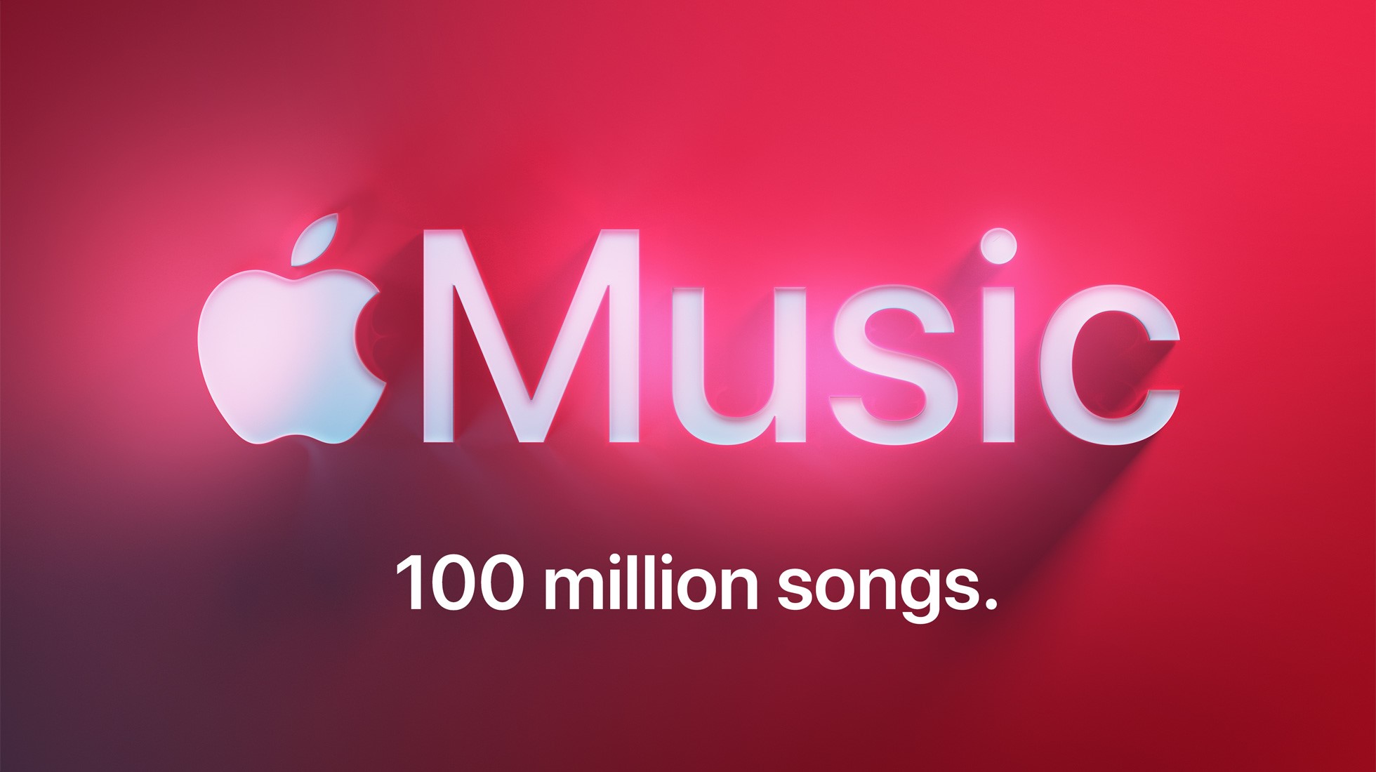 לוגו של Apple Music עבור 100 מיליון שירים