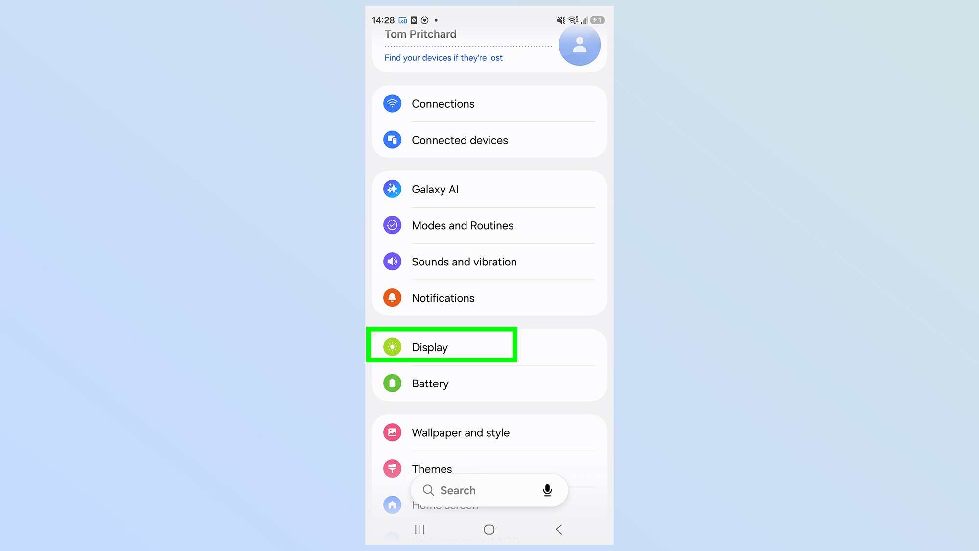 כיצד לשנות את רזולוציית המסך ב-galaxy s26 ultra