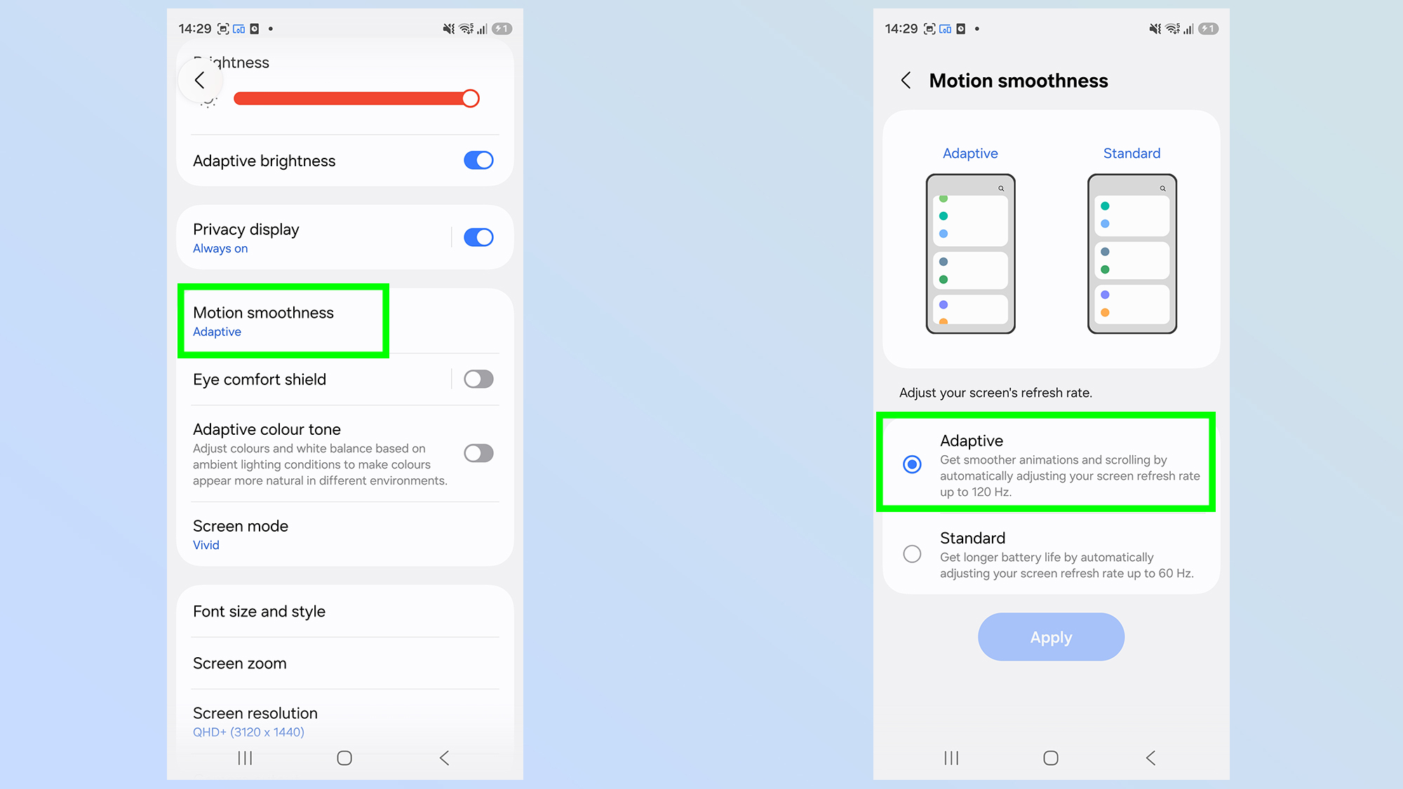 כיצד לשנות את רזולוציית המסך ב-galaxy s26 ultra