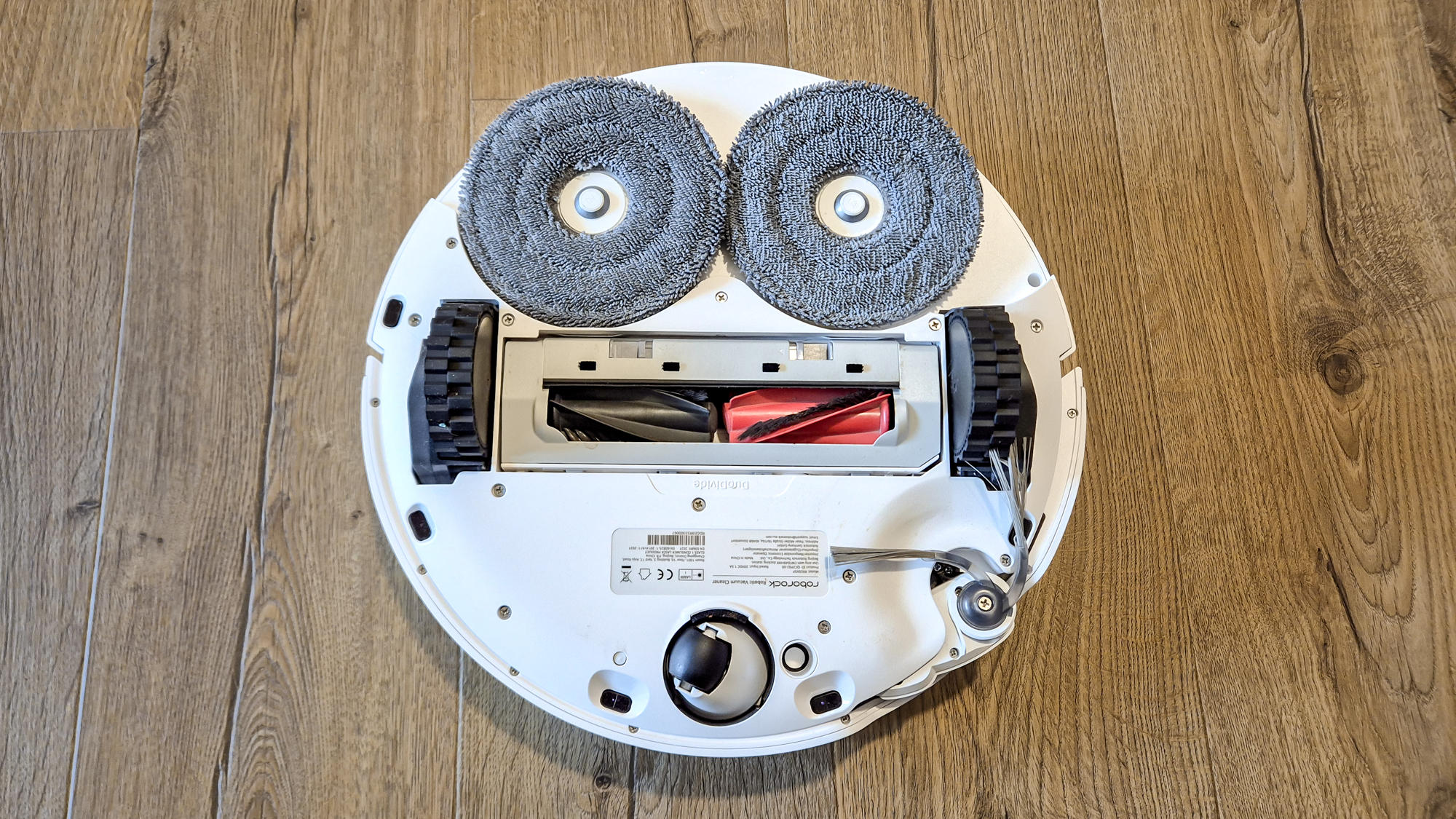 הצד התחתון של Roborock Qrevo Curv 2 Pro