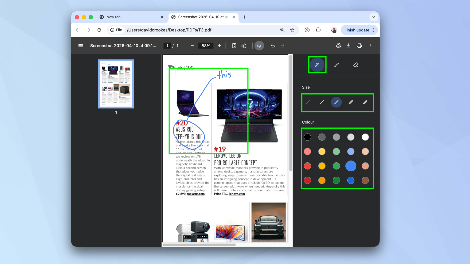 אתה יכול להוסיף הערות לקובצי PDF באמצעות מציג ה-PDF ב-Chrome &ndash; הנה איך