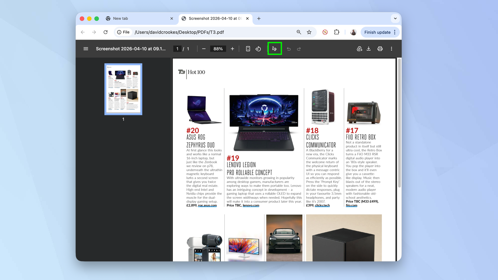 אתה יכול להוסיף הערות לקובצי PDF באמצעות מציג ה-PDF ב-Chrome &ndash; הנה איך