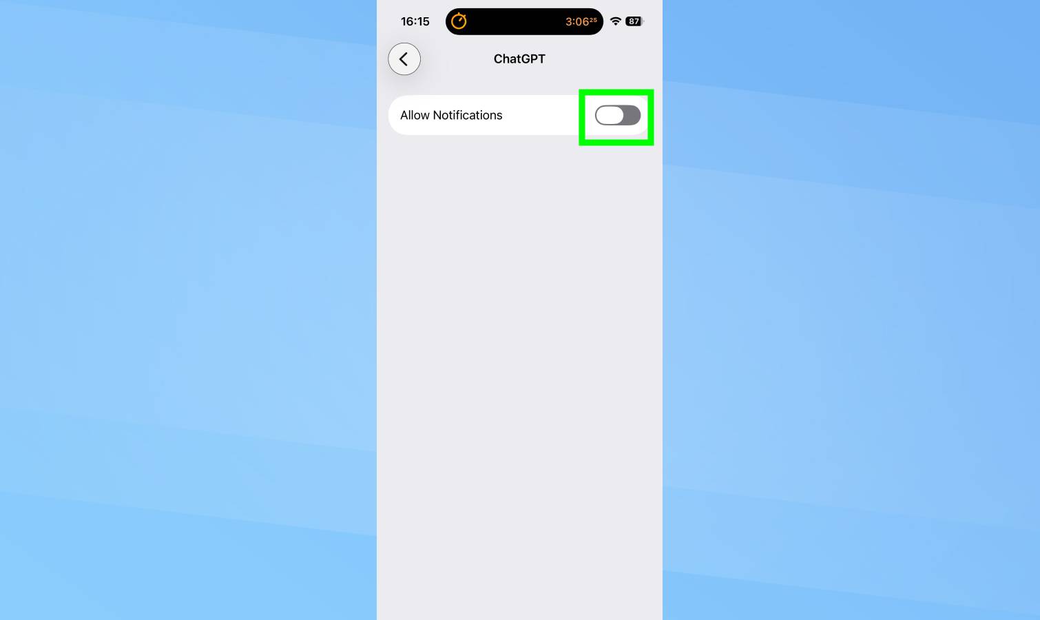 אפשר הודעות כבויות ב-iPhone