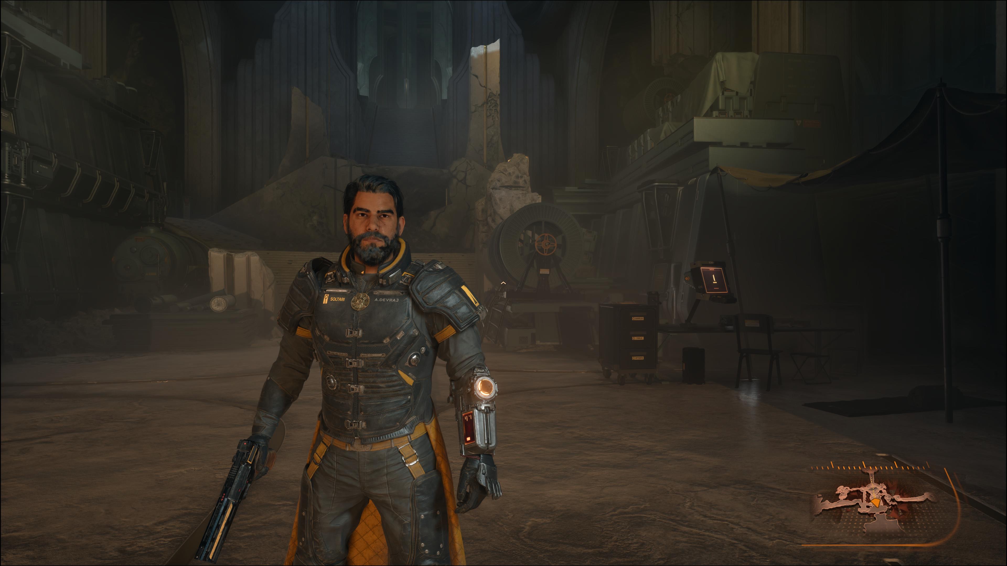 צילום מסך מ-Saros שצולם ב-PS5 Pro