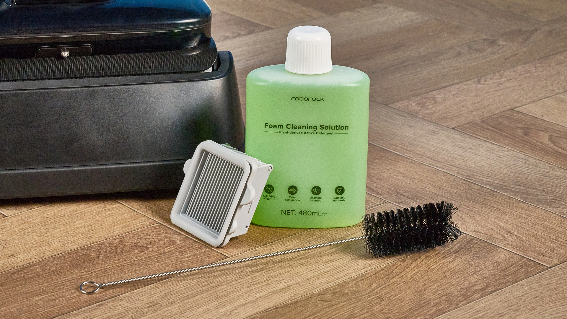 אביזרי Roborock F25 ACE Pro, חומר ניקוי, פילטר וניקוי