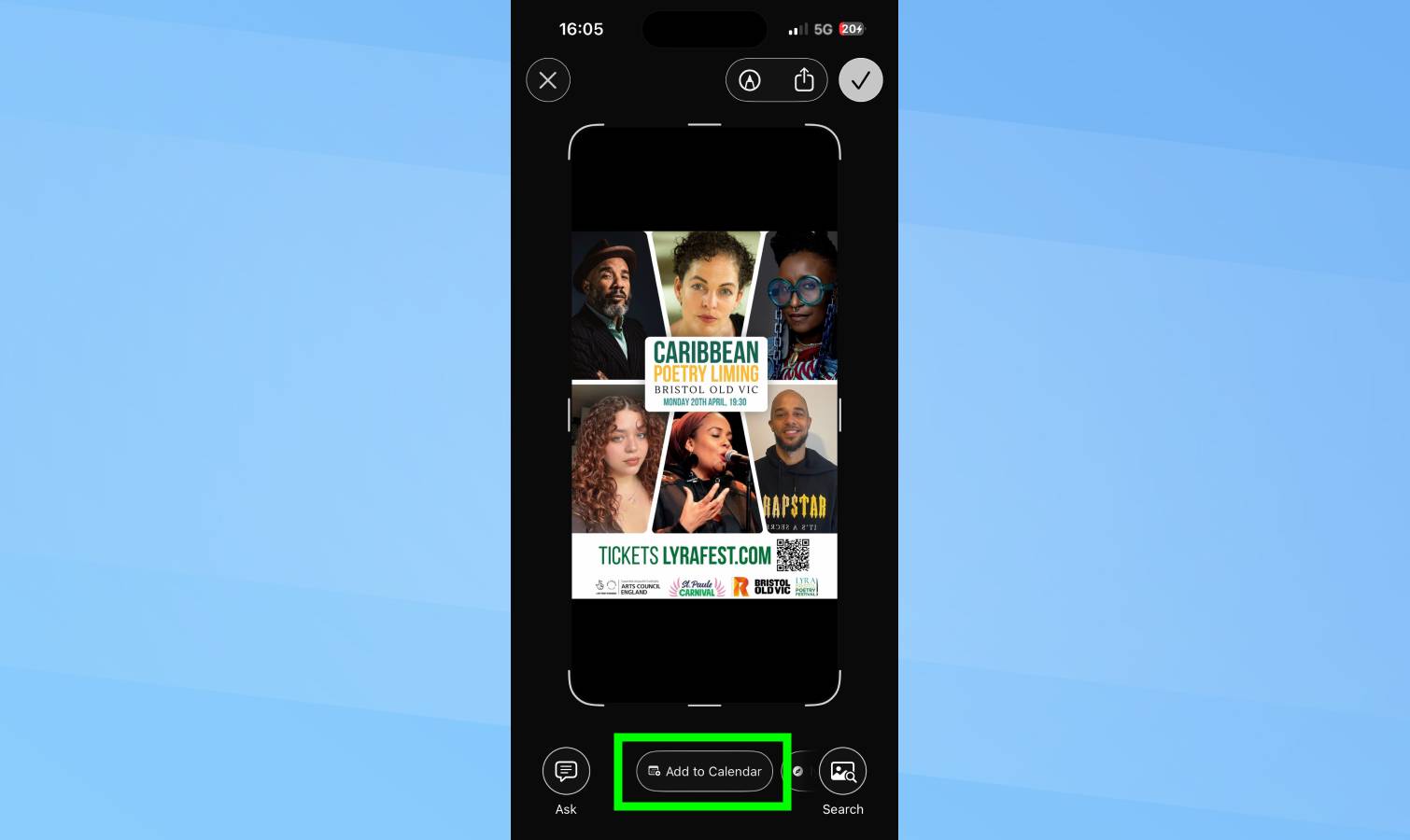 צור אירועי לוח שנה באופן מיידי מצילומי מסך