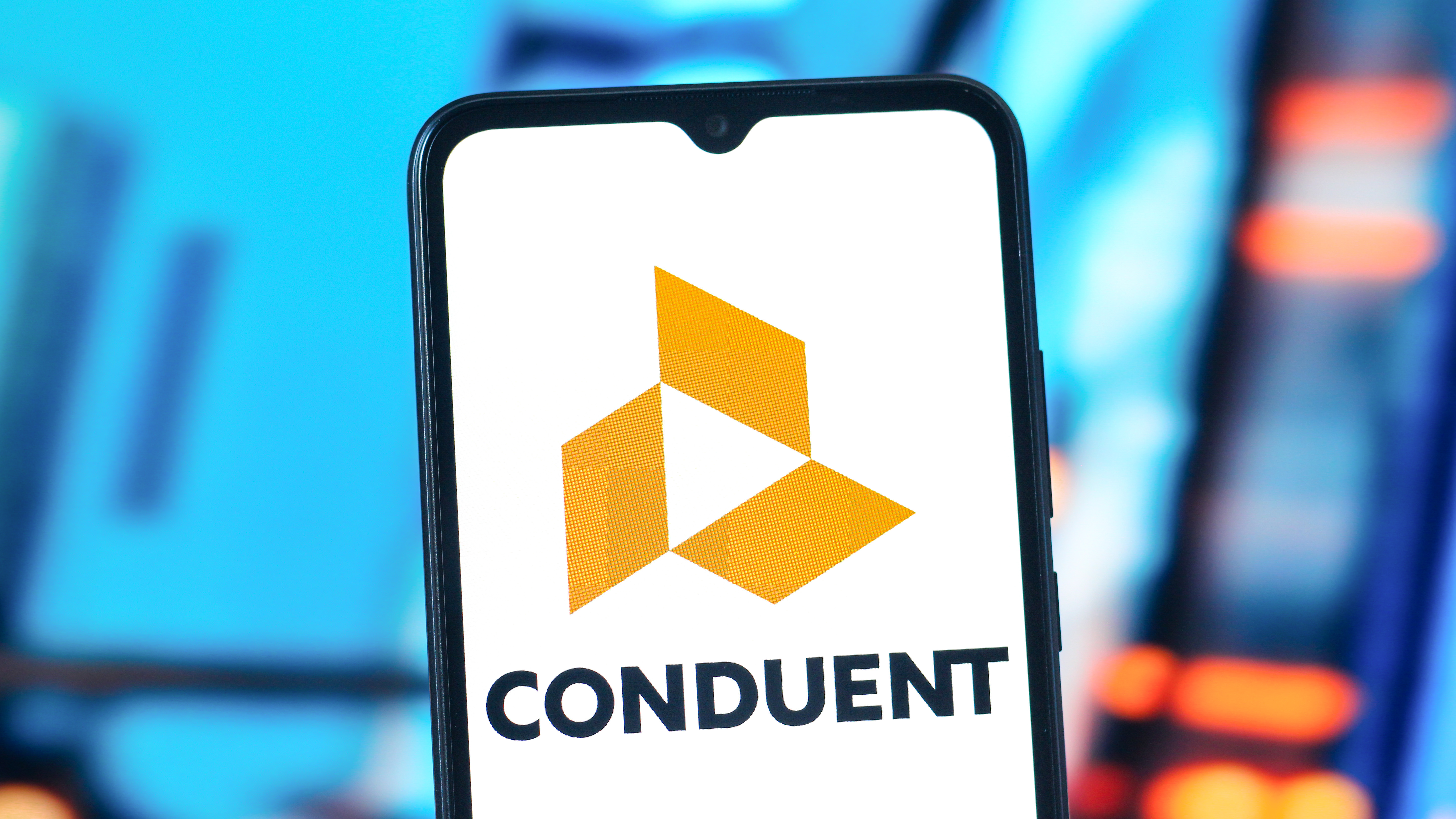 לוגו conduent בטלפון